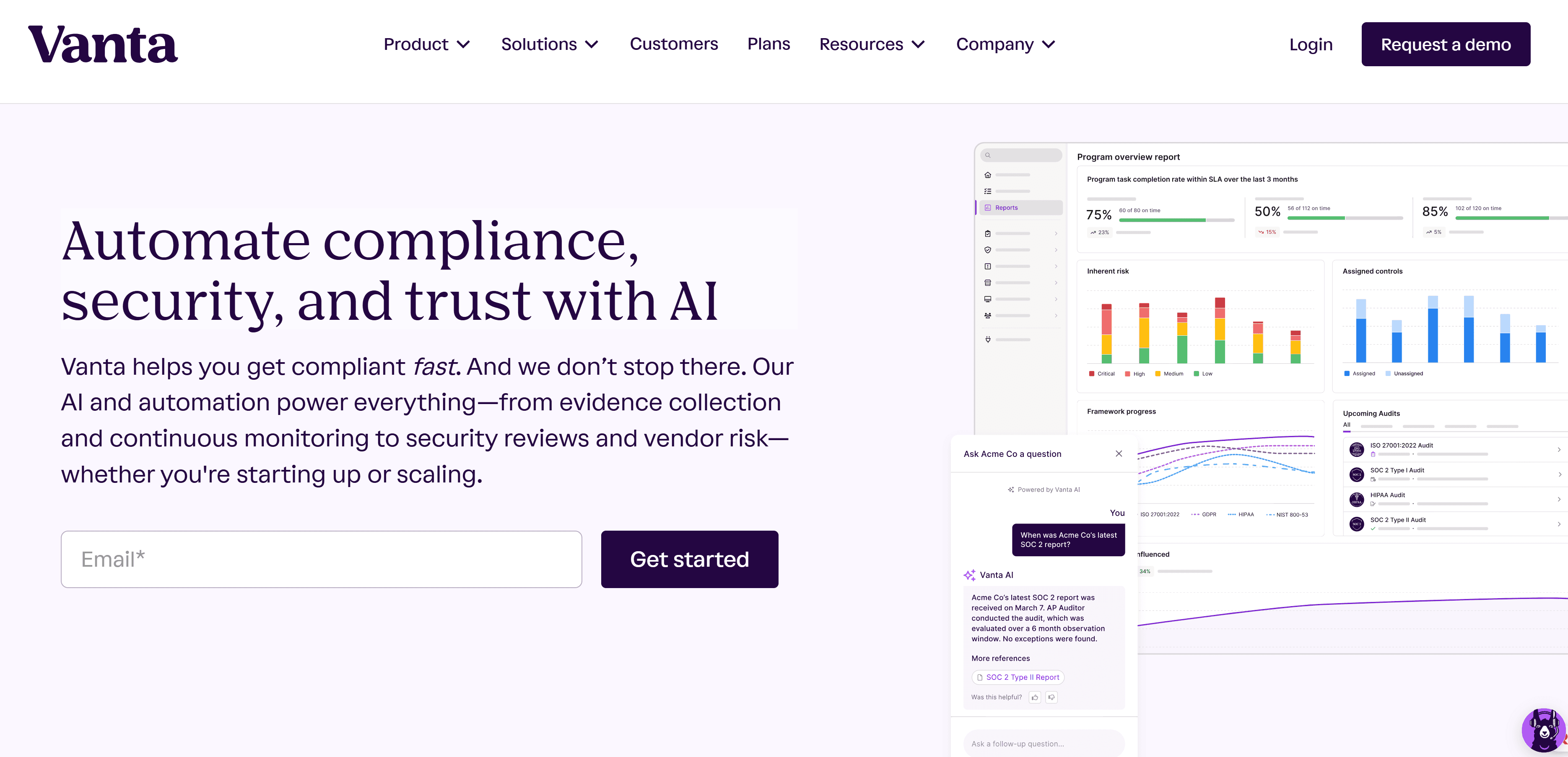 homepage of LangChain