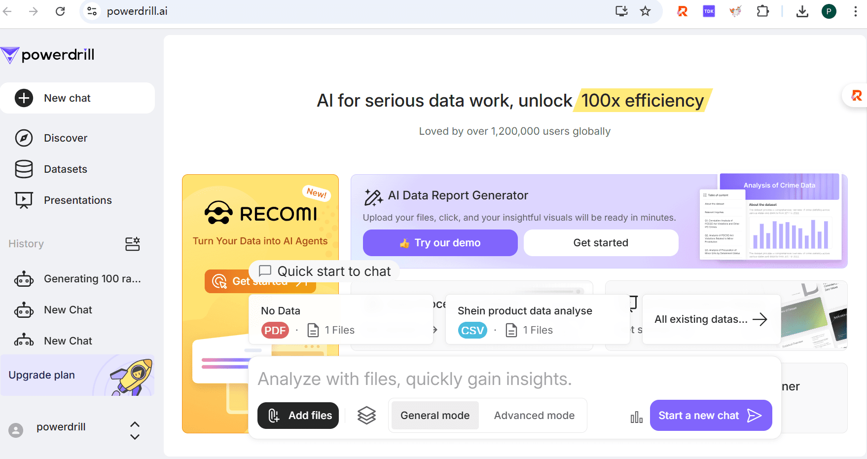 AI tool for report writing
