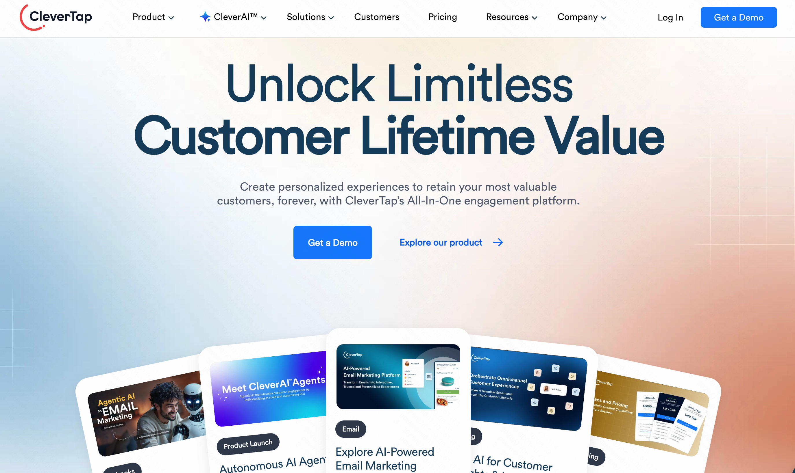 CleverTap customer engagement platform with AI predictive churn models