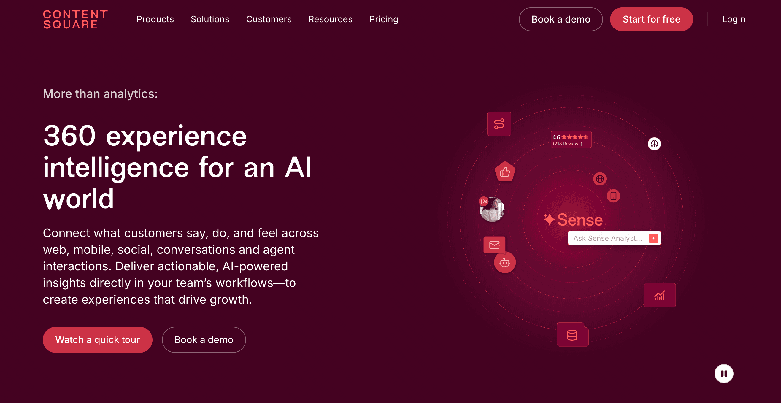 Contentsquare digital experience analytics platform for customer journey mapping