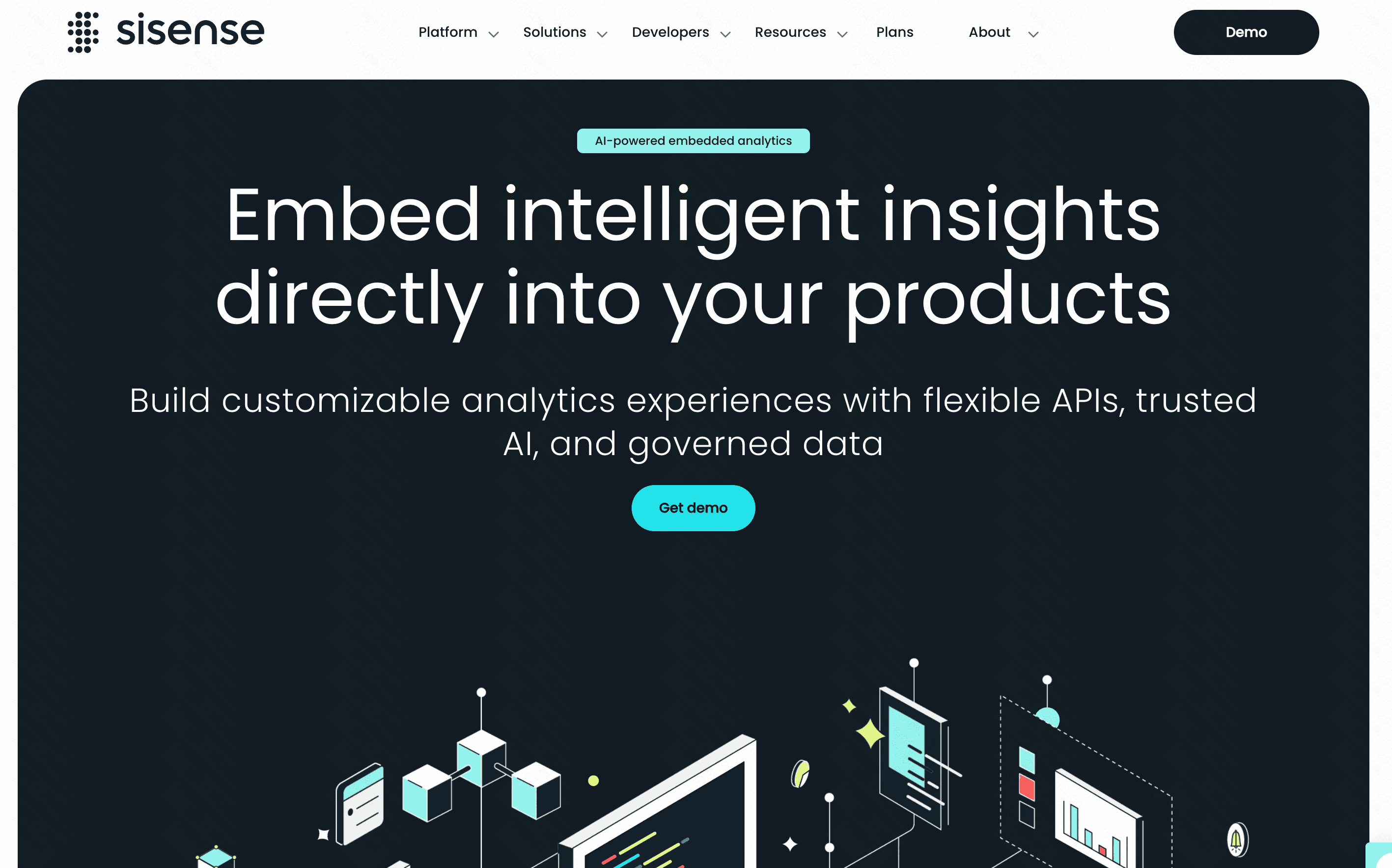 Sisense embedded BI platform with generative AI analytics