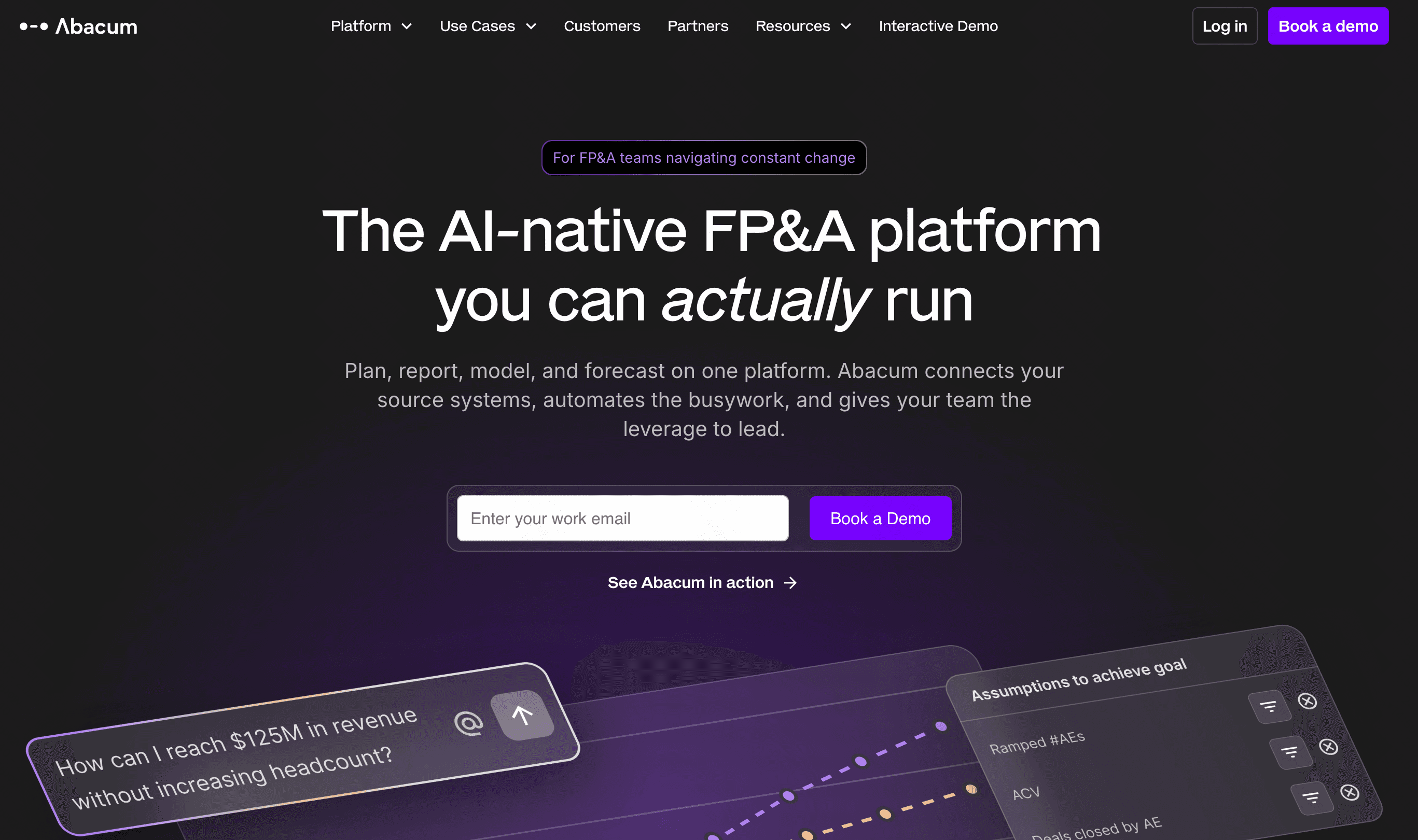 Abacum collaborative FP&A platform for mid-market teams