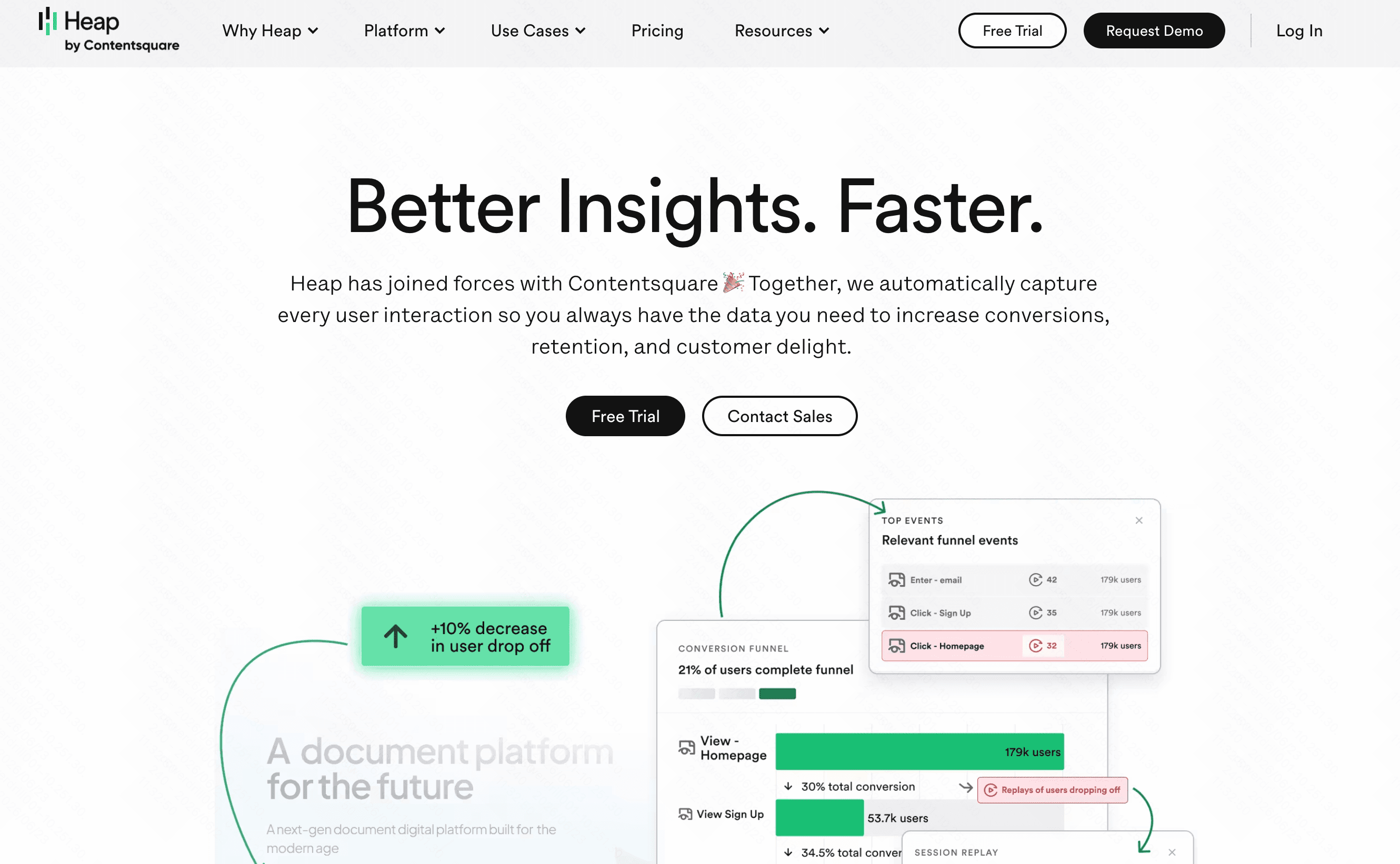 Heap digital experience insights with AI friction detection