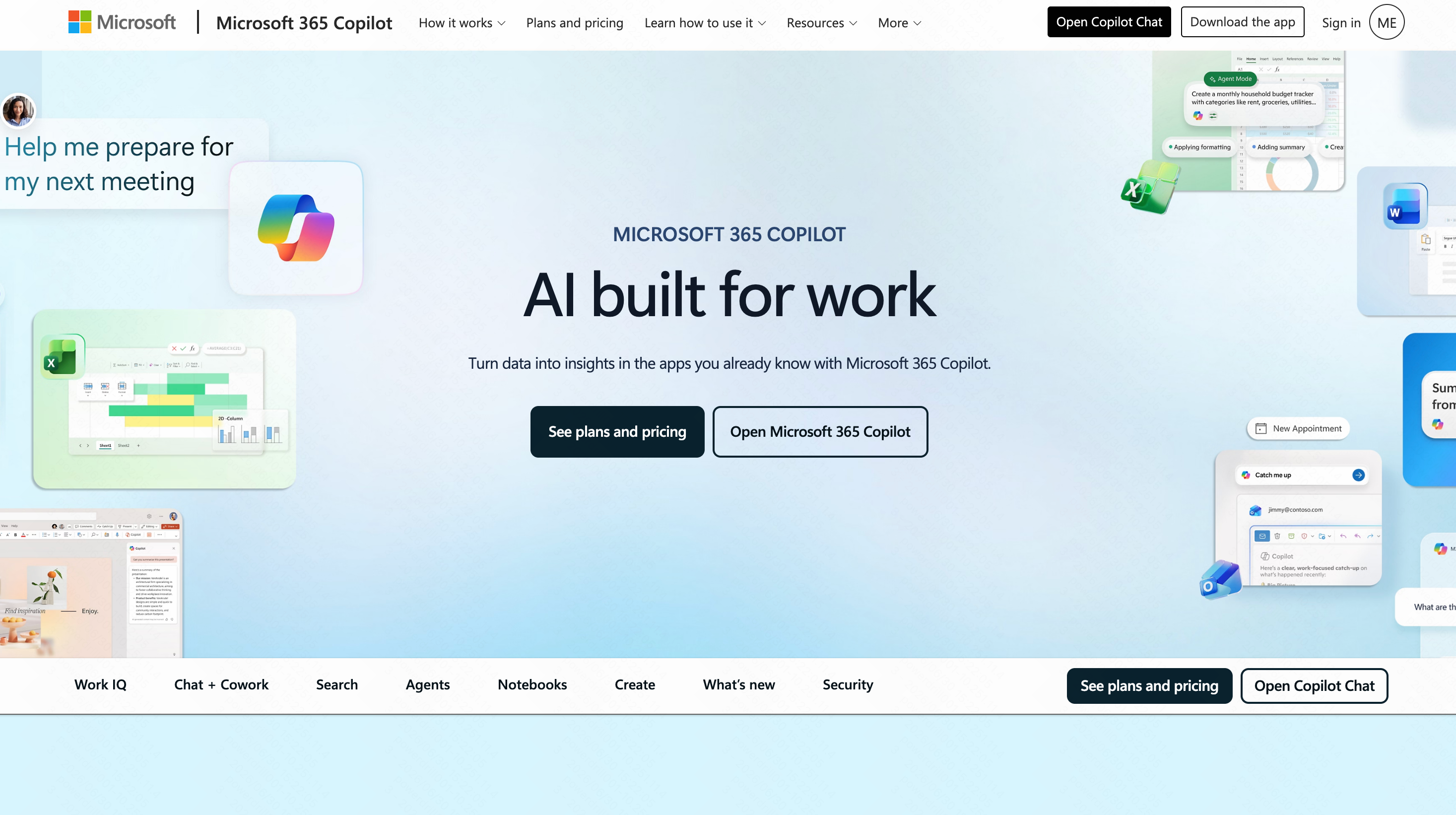 Microsoft Copilot for Excel native AI integration in Office 365