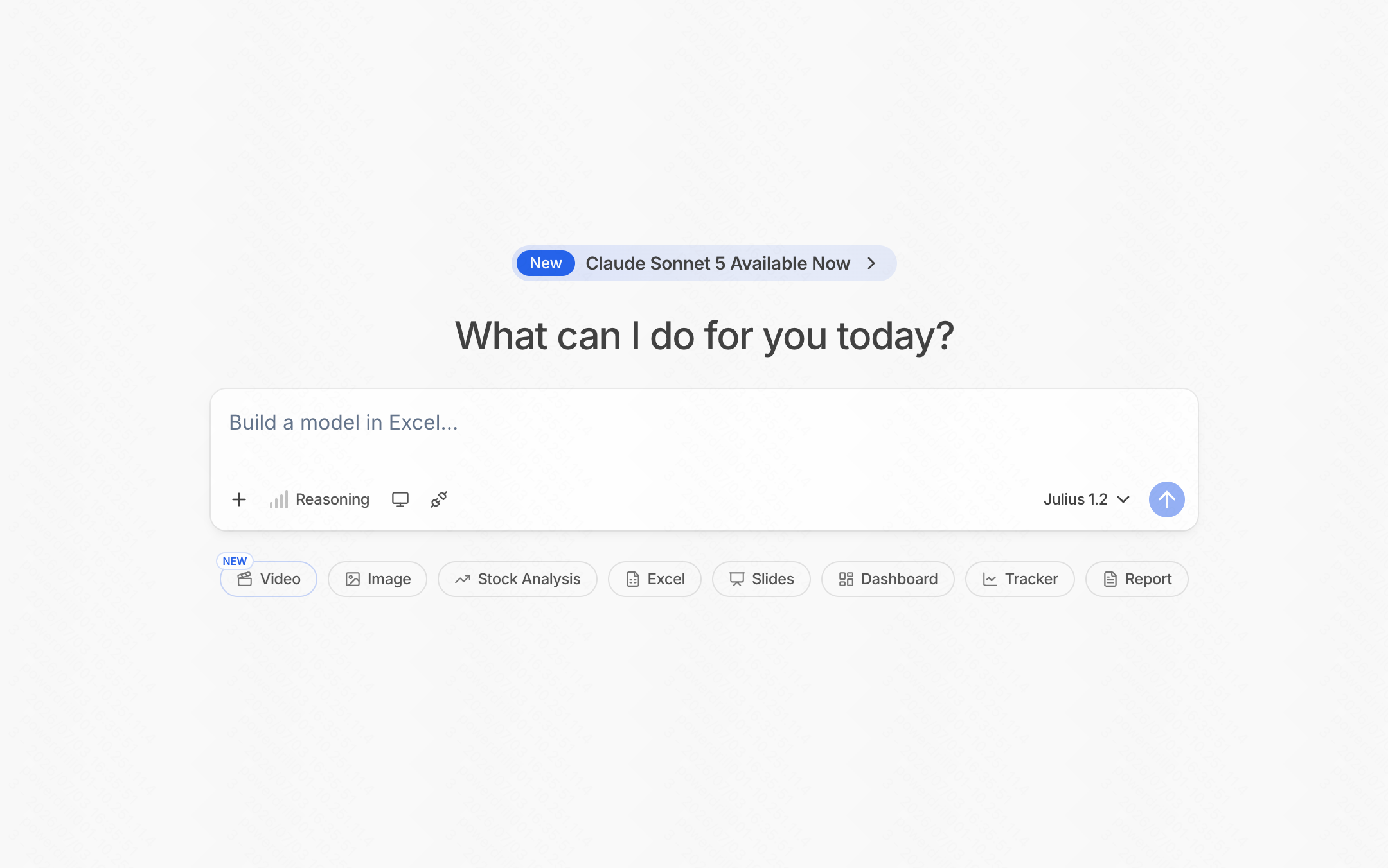 Julius AI chat-based data analysis interface for spreadsheets