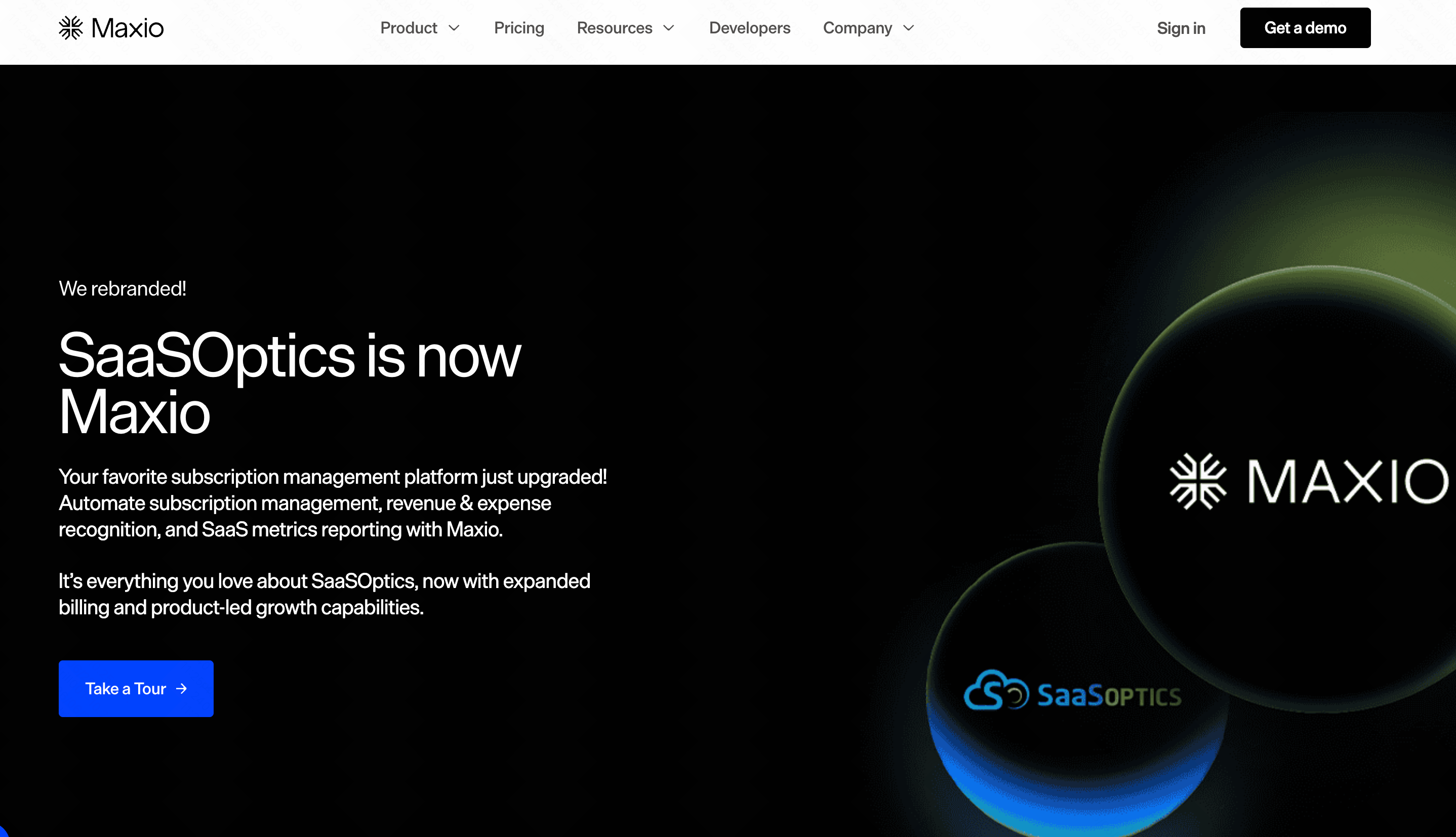 SaaSOptics (now Maxio) B2B SaaS financial operations and revenue recognition platform