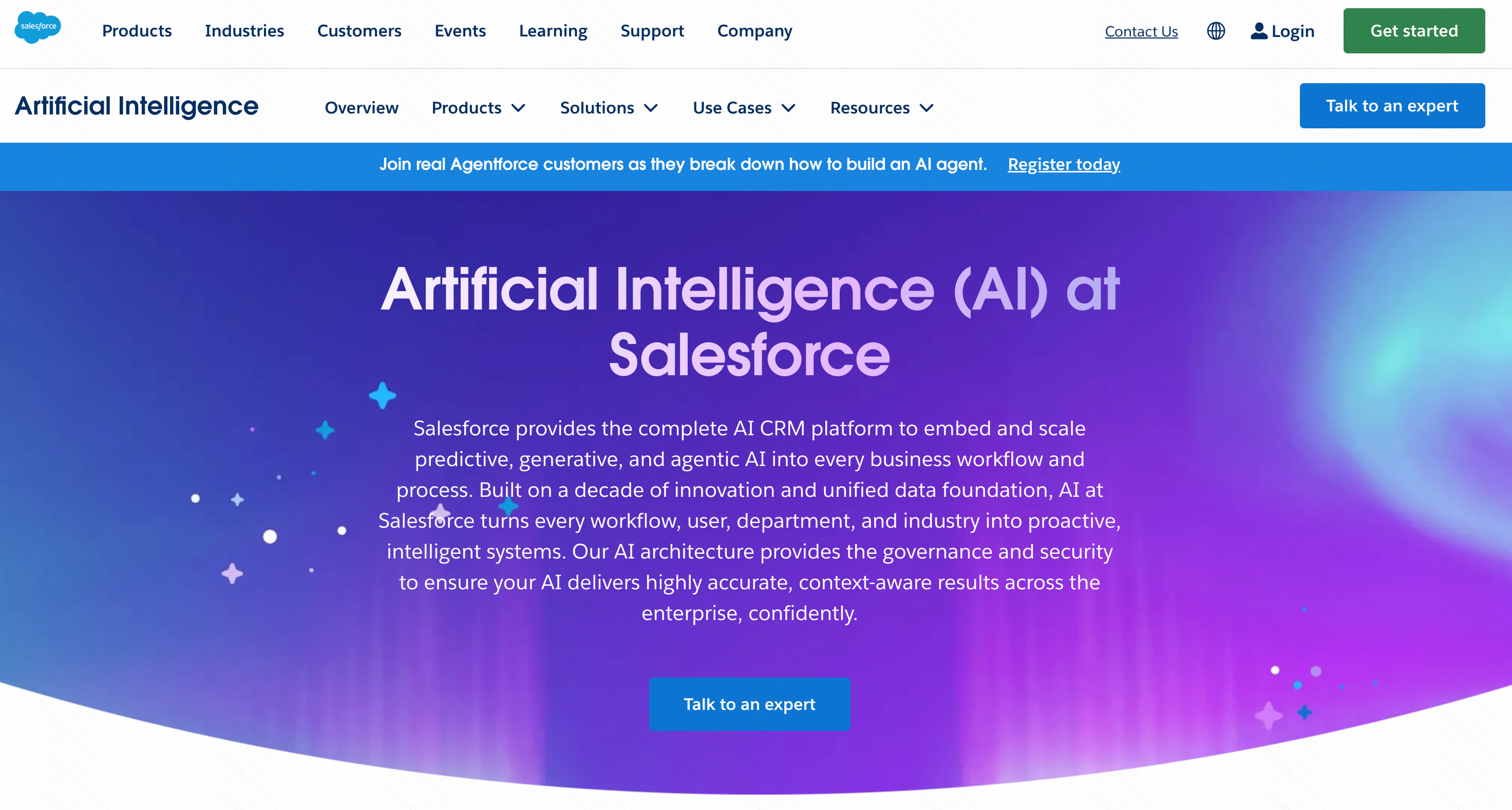 Salesforce Einstein enterprise AI analytics platform