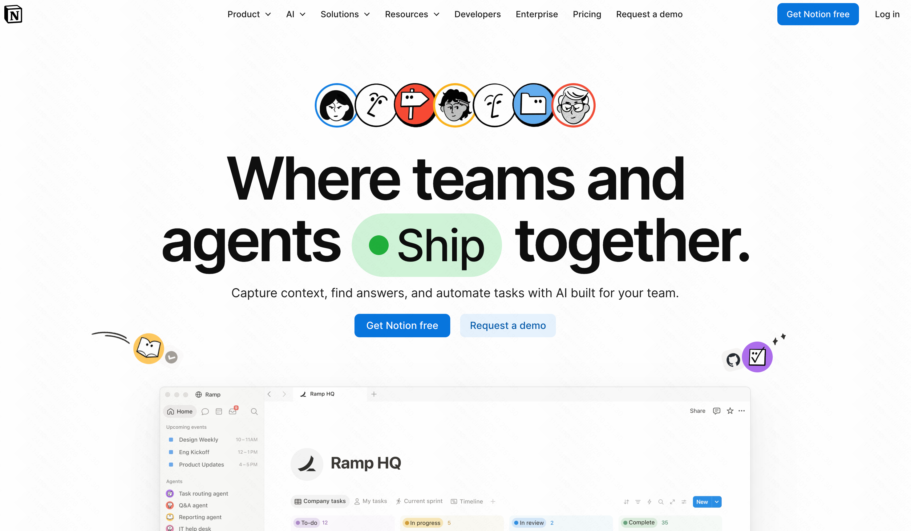 Notion AI knowledge management and workspace analytics