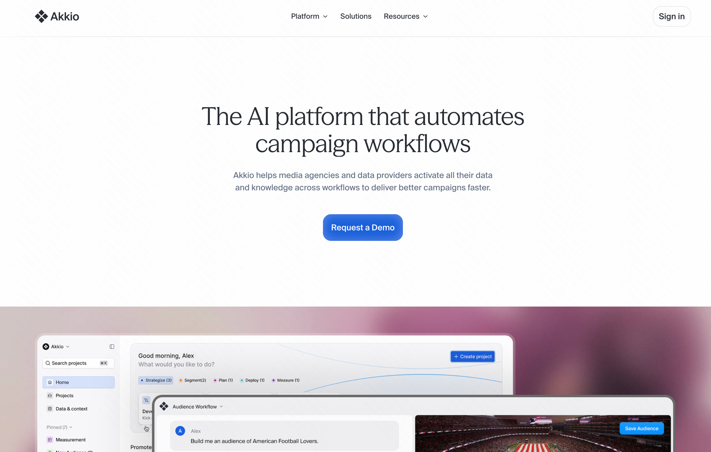 Akkio no-code predictive AI platform for forecasting and machine learning on spreadsheet data