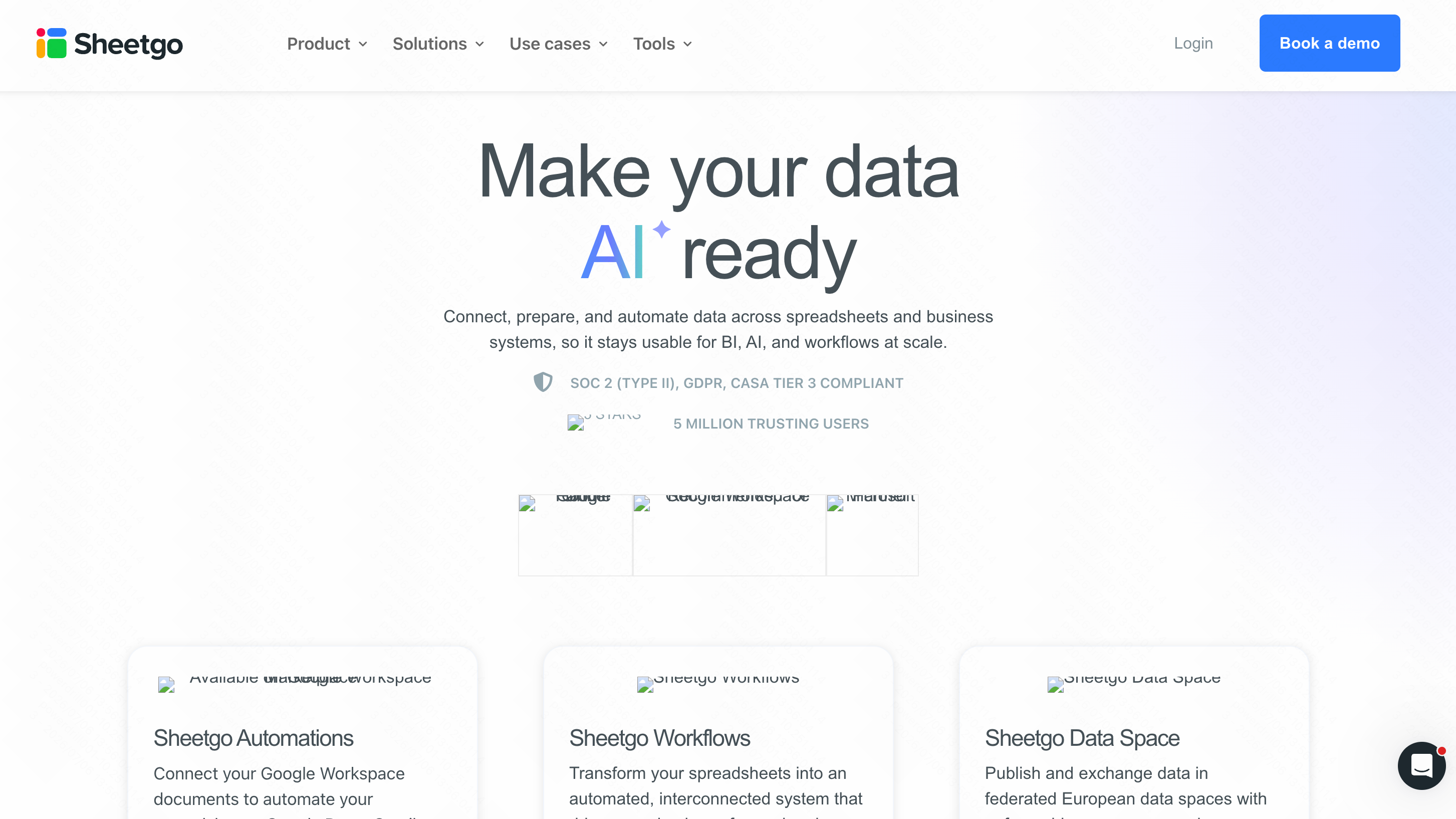 Sheetgo workflow automation tool connecting and syncing multiple Google Sheets