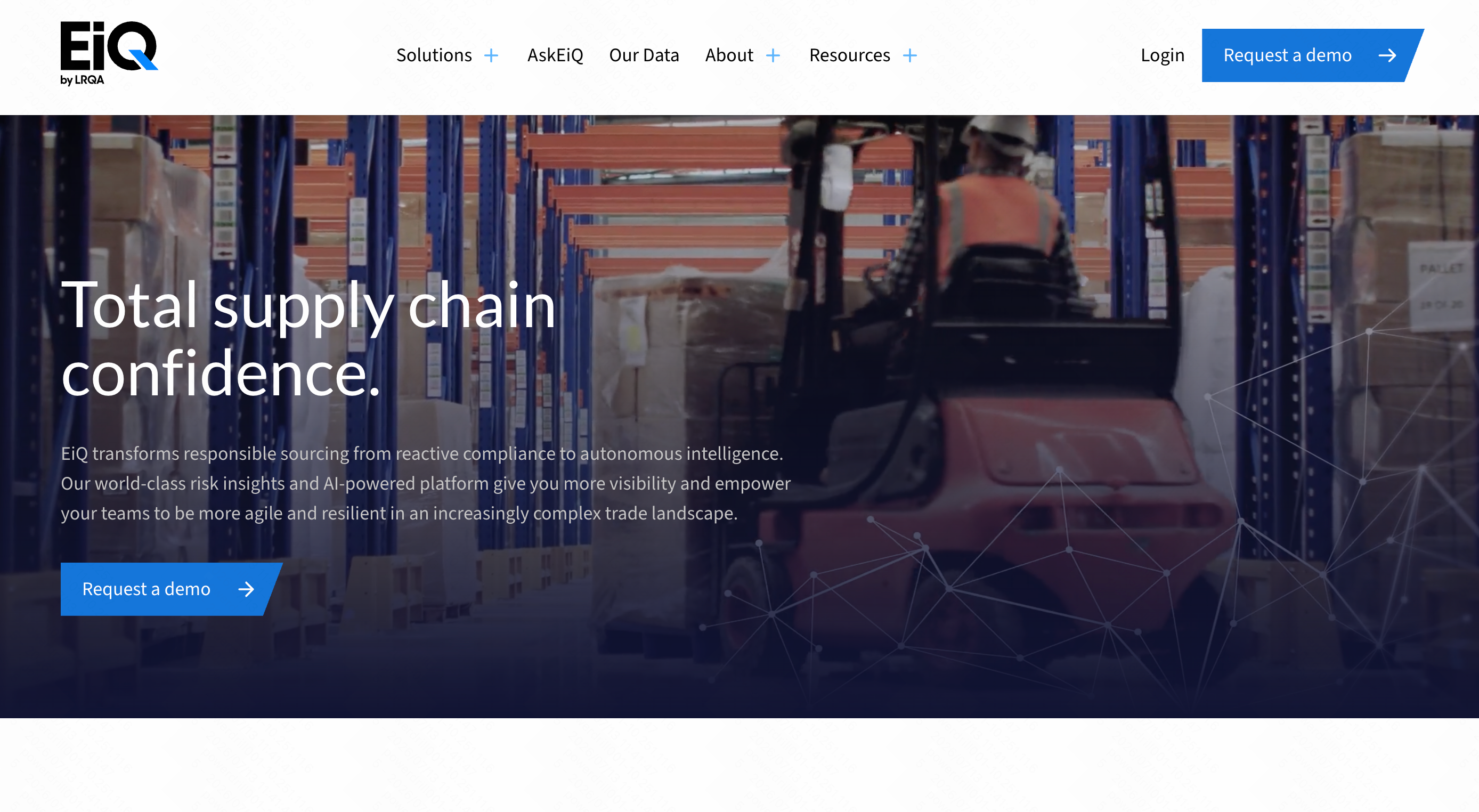 EiQ intelligent inventory optimization platform