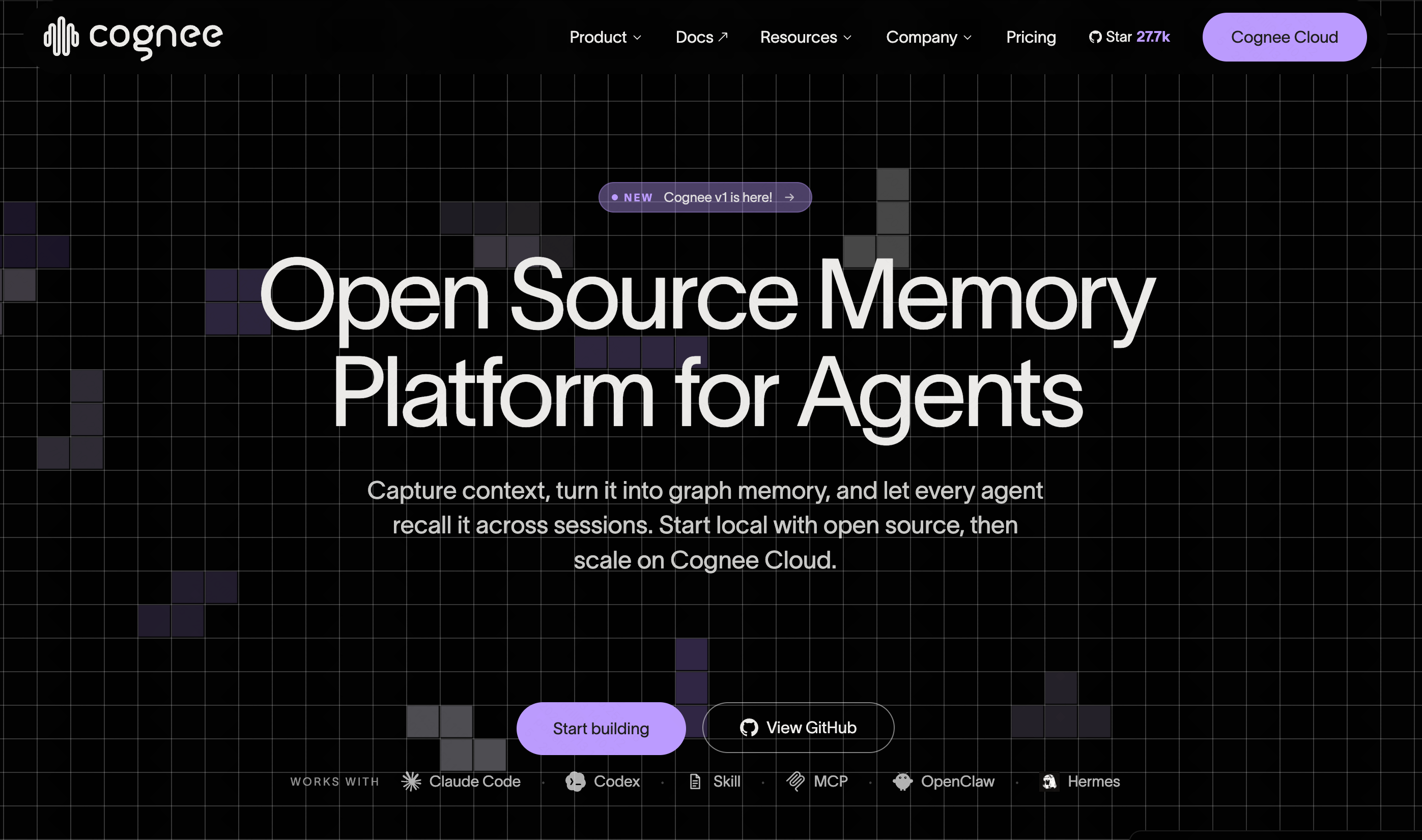 Cognee knowledge graph memory for AI