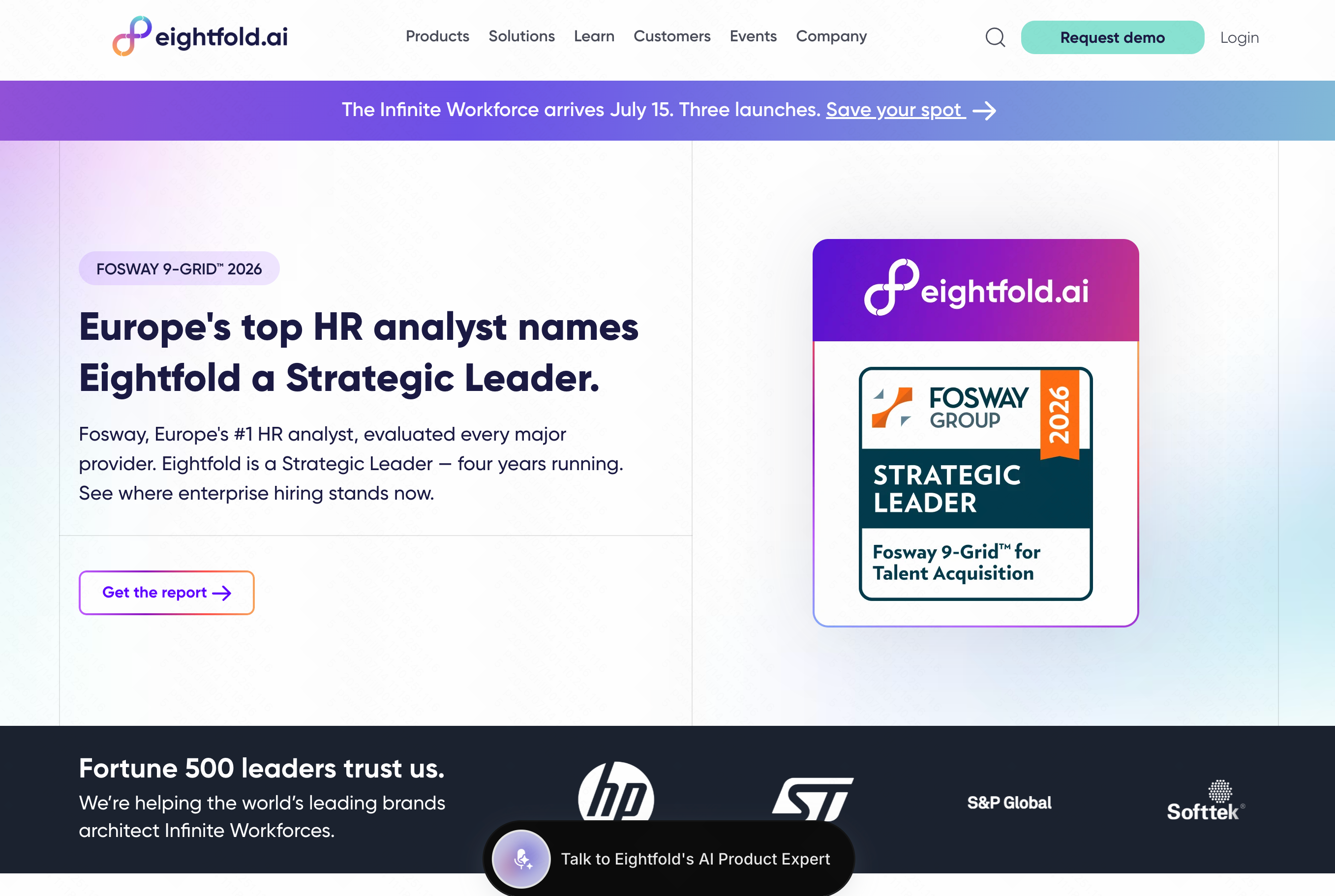 Eightfold AI talent intelligence platform