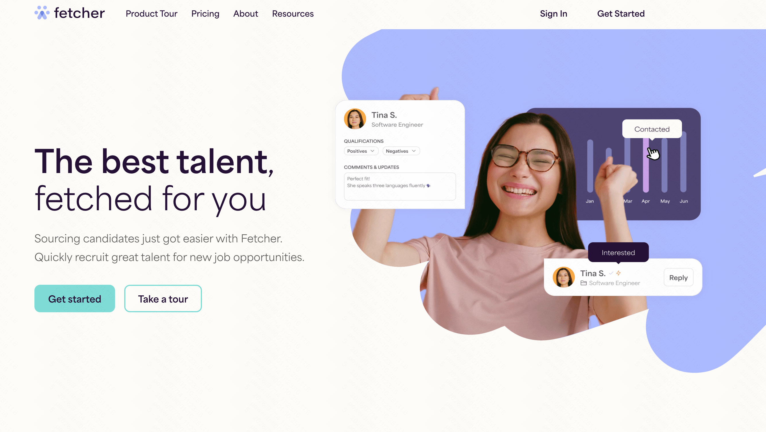 Fetcher automated candidate sourcing