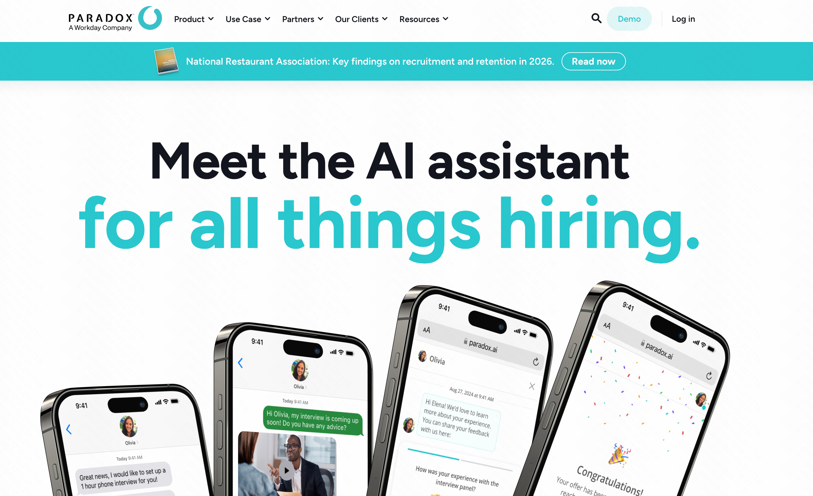 Paradox Olivia conversational recruiting AI