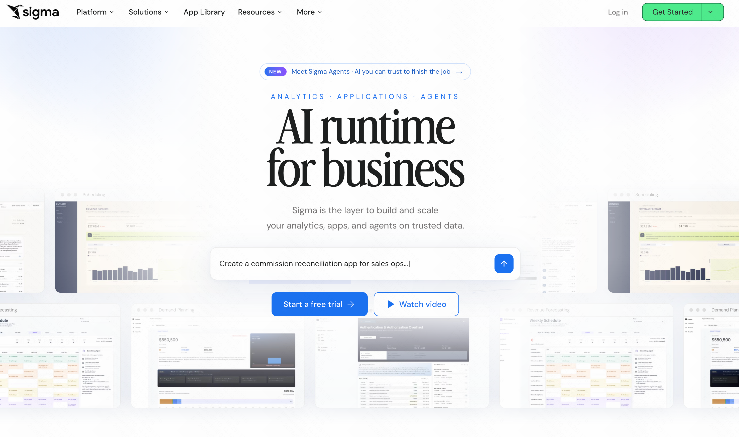 Sigma Computing cloud analytics