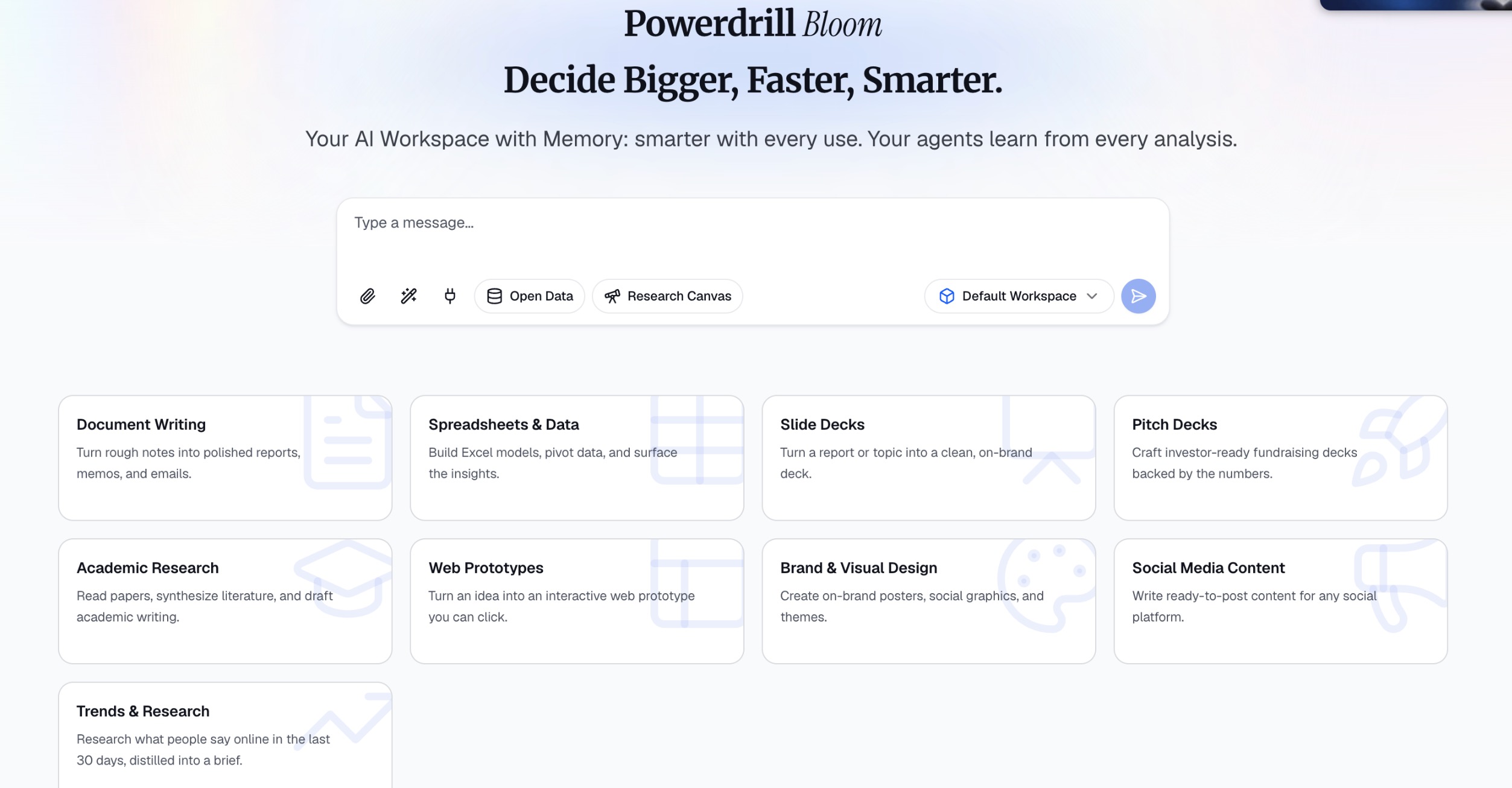 Bloom Step 1 - define what you want to do task scenarios