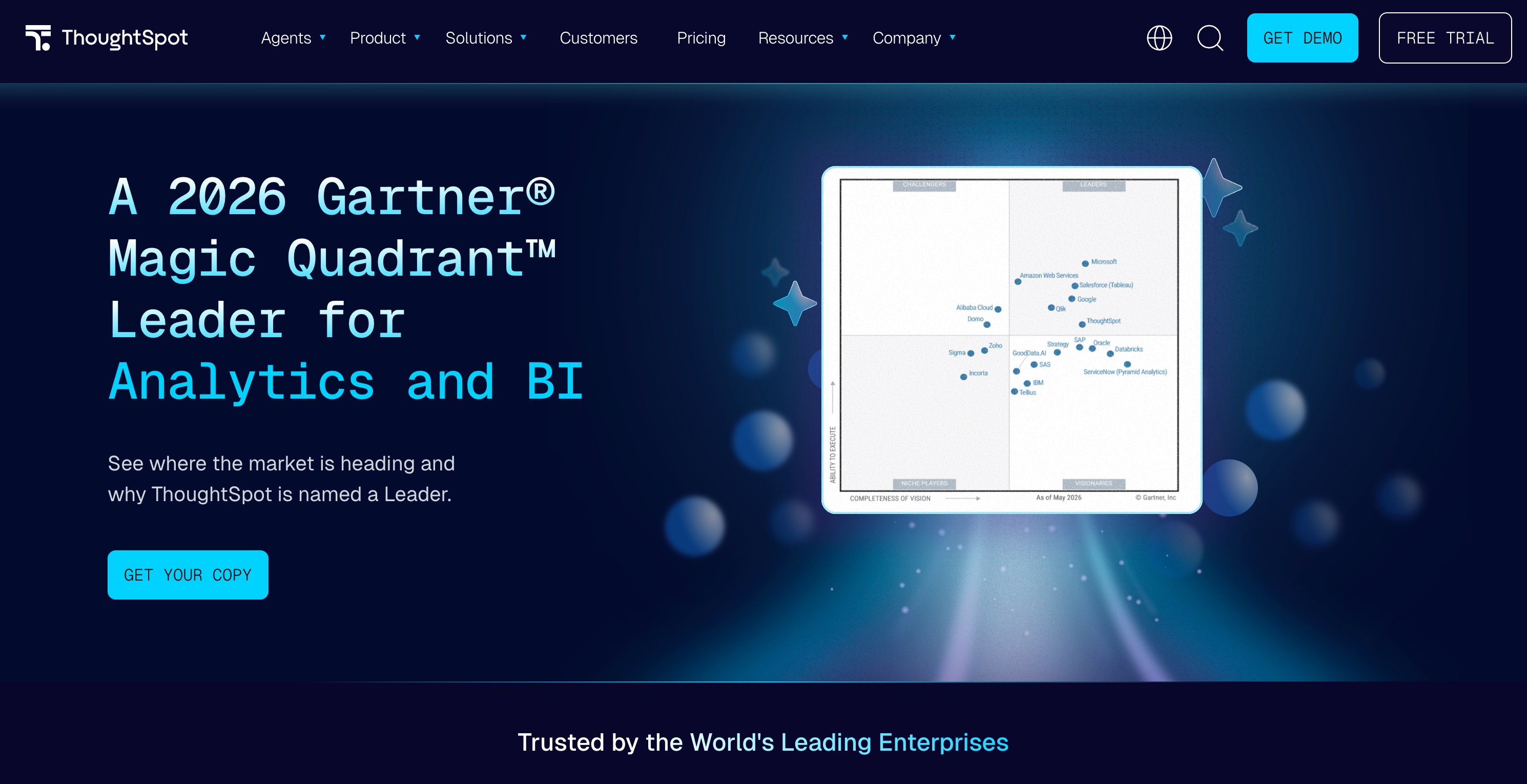 ThoughtSpot AI-powered analytics and KPI monitoring