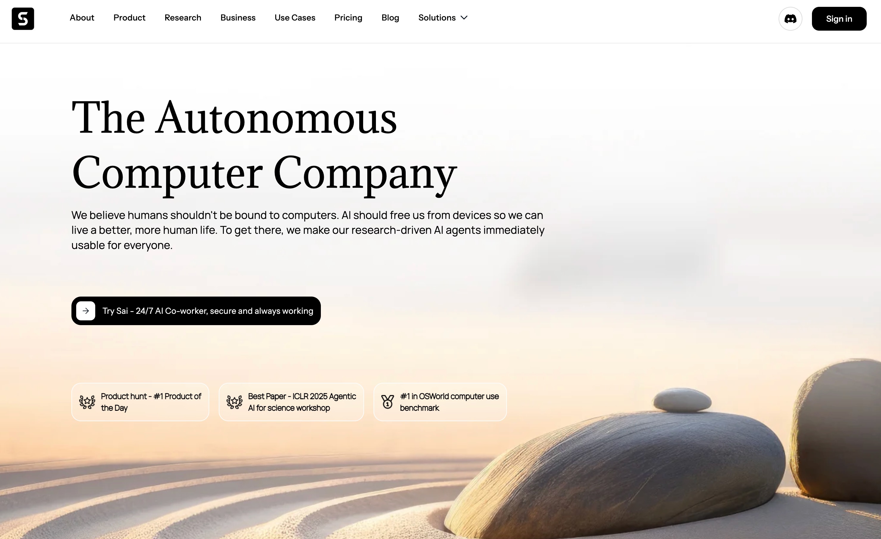 Sai by Simular managed desktop AI automation agent