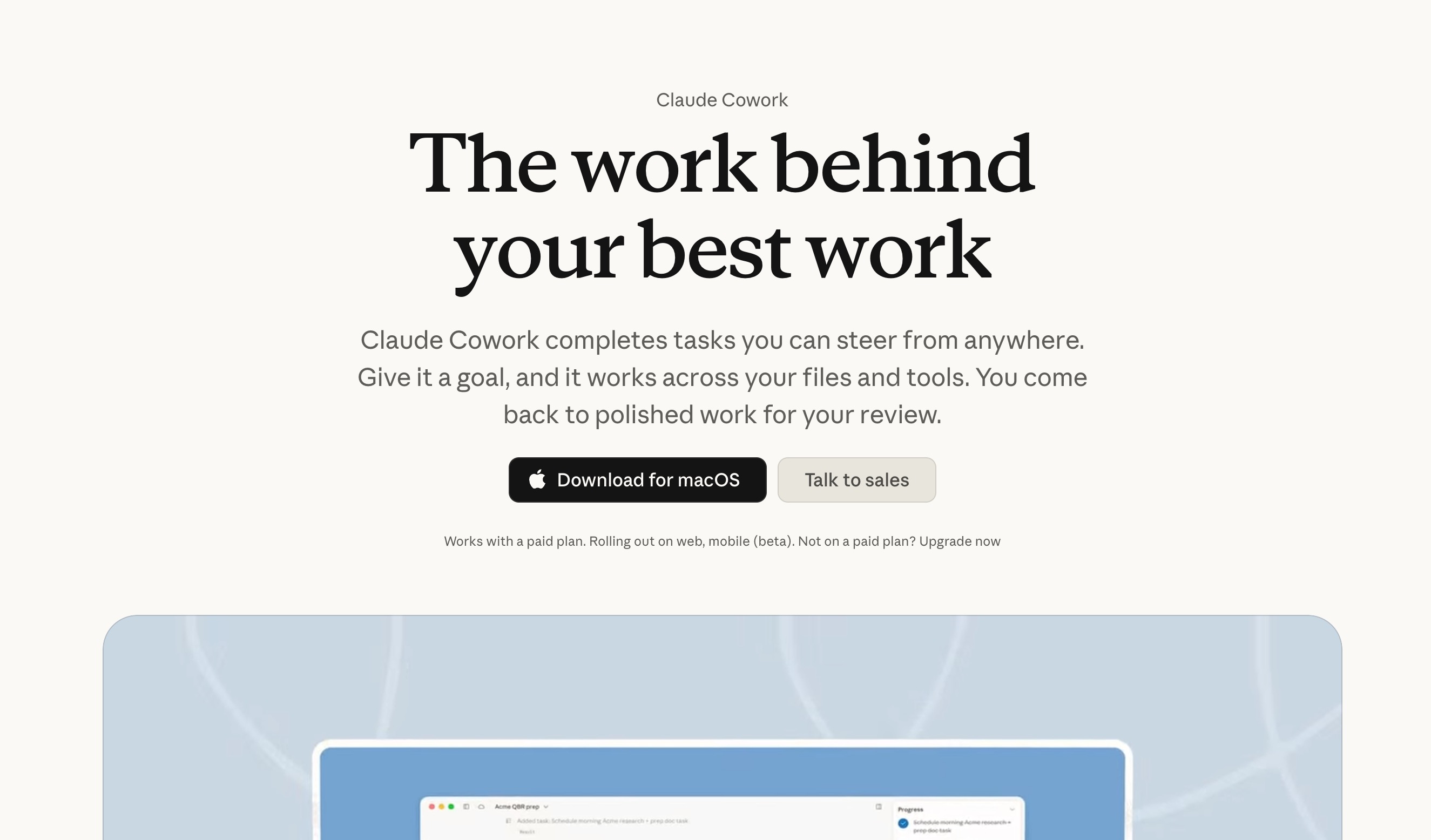 Claude Cowork sandboxed desktop automation
