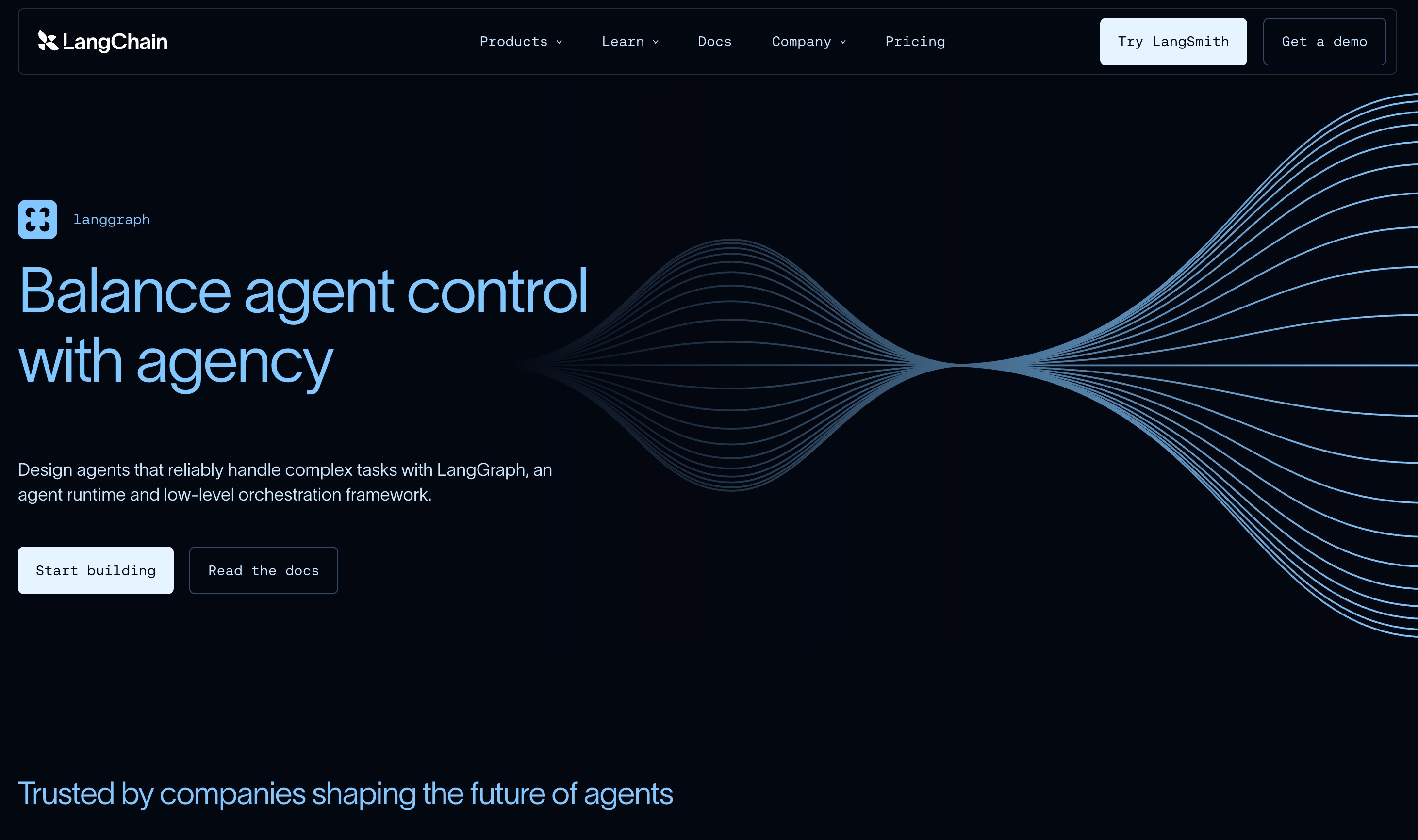 LangGraph interface