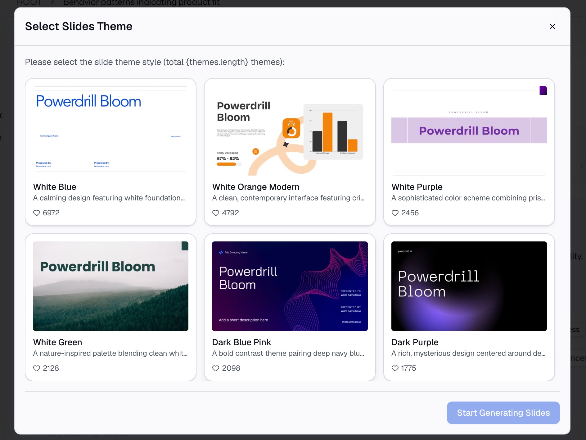 Exporting the website traffic analysis into a shareable report