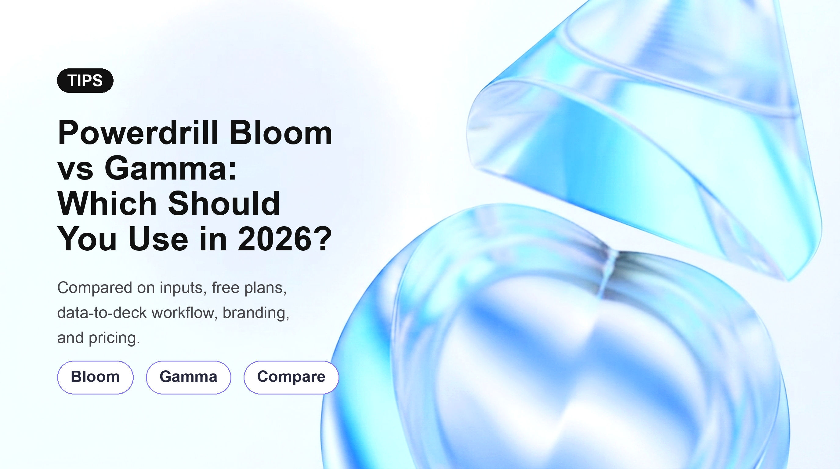 Powerdrill Bloom vs Gamma: ควรเลือกใช้ตัวไหนดีในปี 2026?