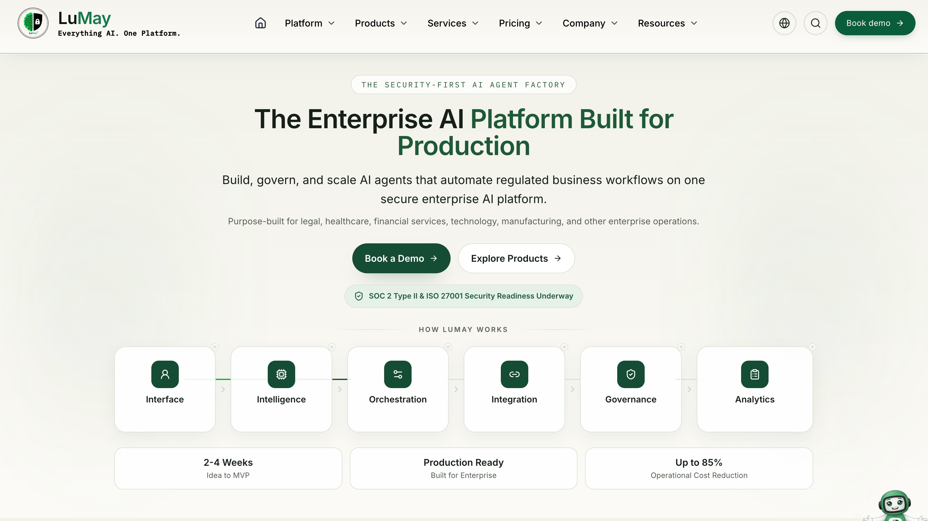 Lumay, an enterprise agentic AI platform for workflow automation