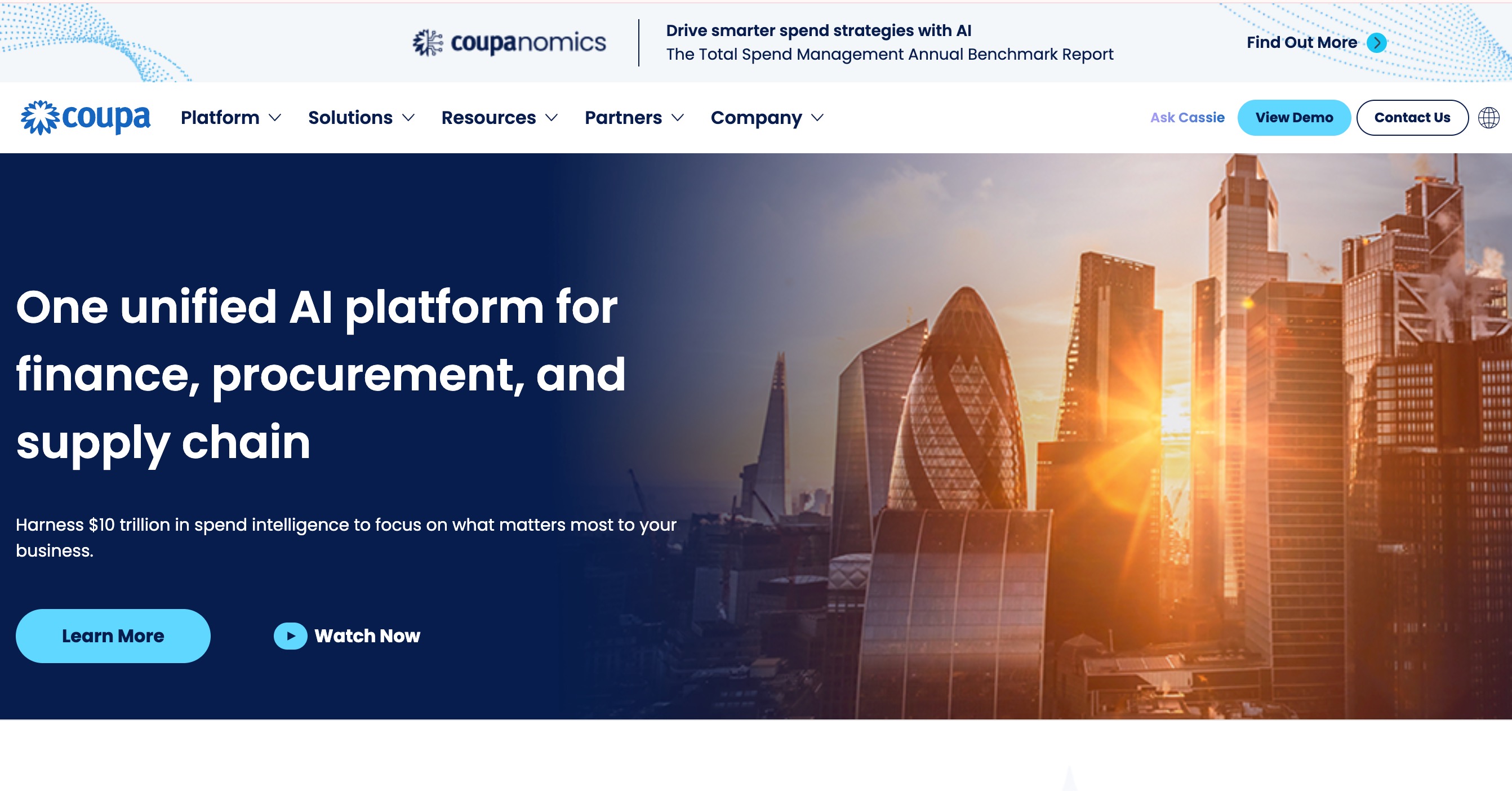 Coupa Supply Chain, diseño continuo de redes con IA y modelado de riesgos de abastecimiento