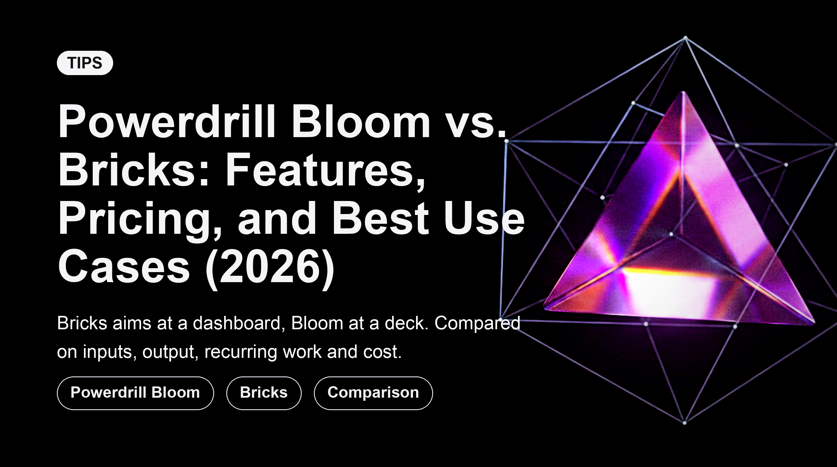 Powerdrill Bloom vs. Bricks : Fonctionnalités, tarifs et meilleurs cas d'usage (2026)