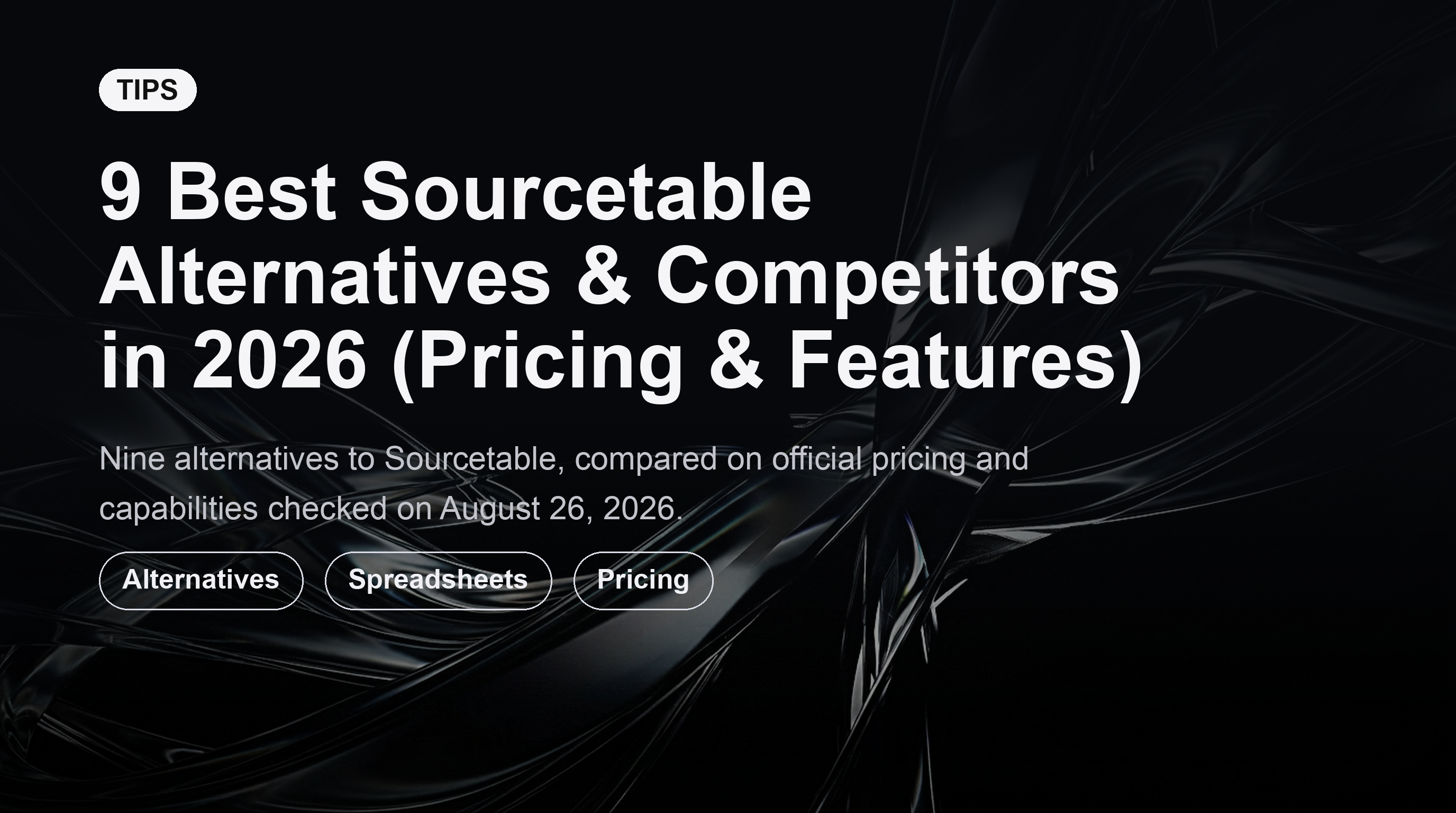 9 Best Sourcetable Alternatives & Competitors in 2026 (Pricing & Features)
