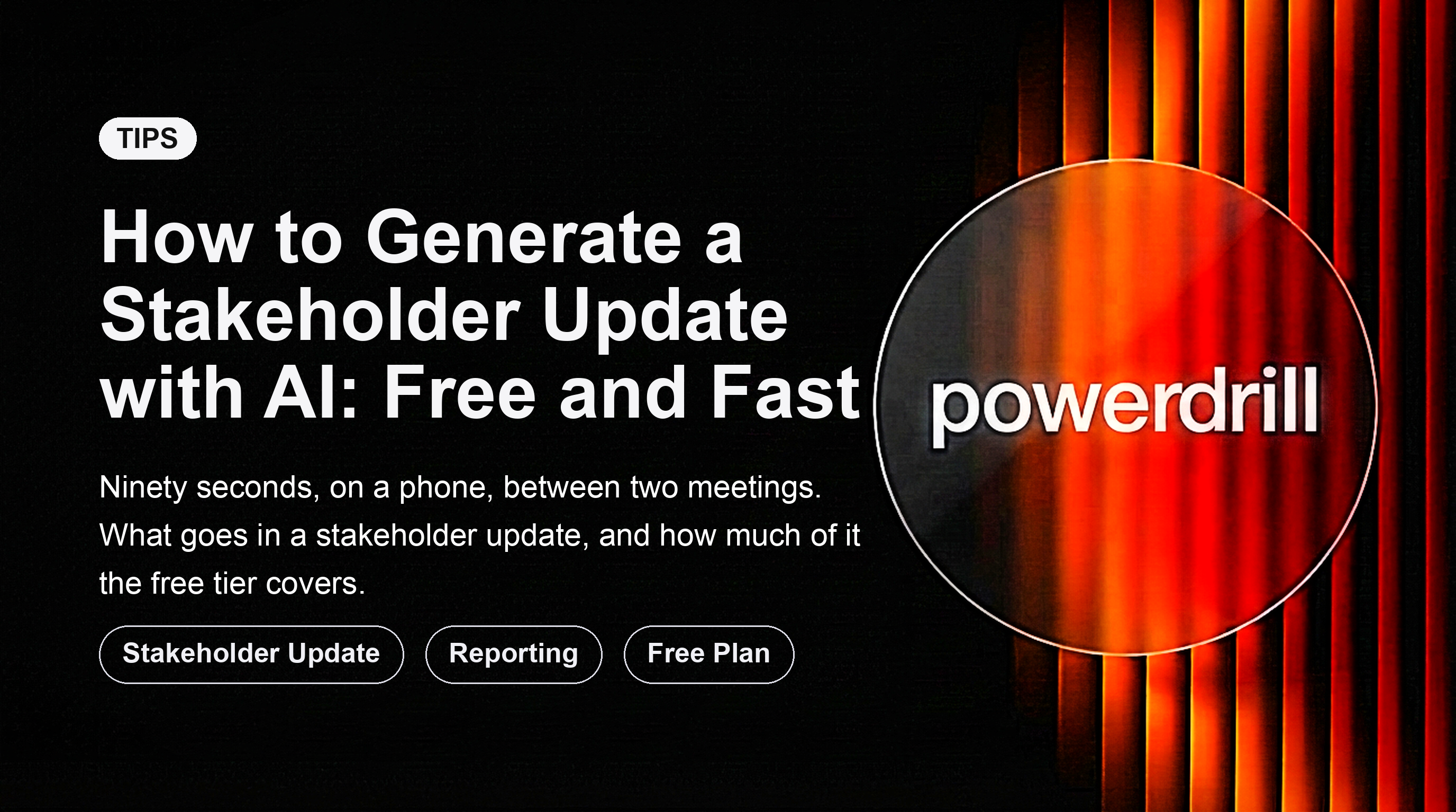 How to Generate a Stakeholder Update with AI: Free and Fast