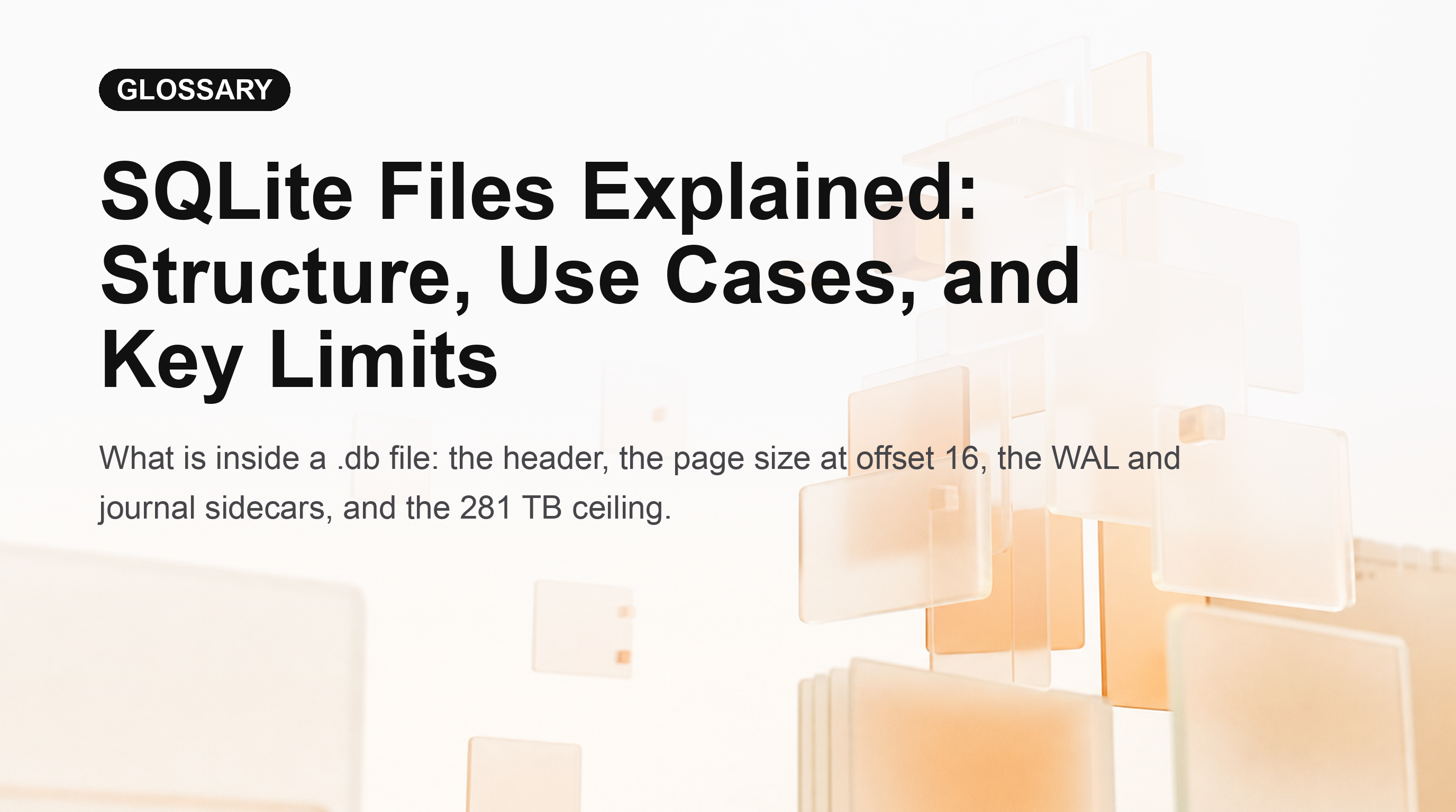 อธิบายไฟล์ SQLite: โครงสร้าง, กรณีการใช้งาน และขีดจำกัดสำคัญ