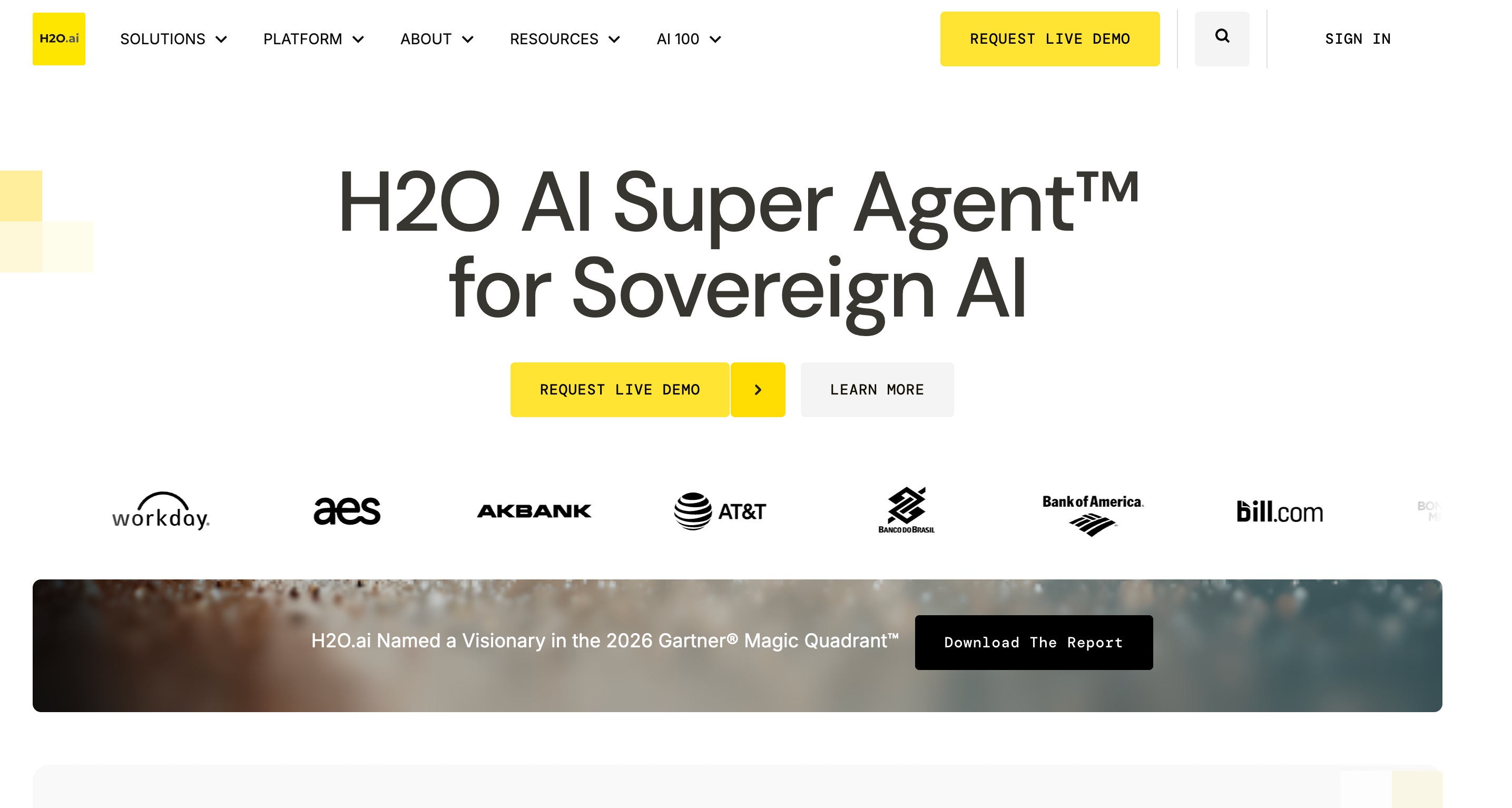 H2O.ai website, an open-source machine learning platform for time-series modeling