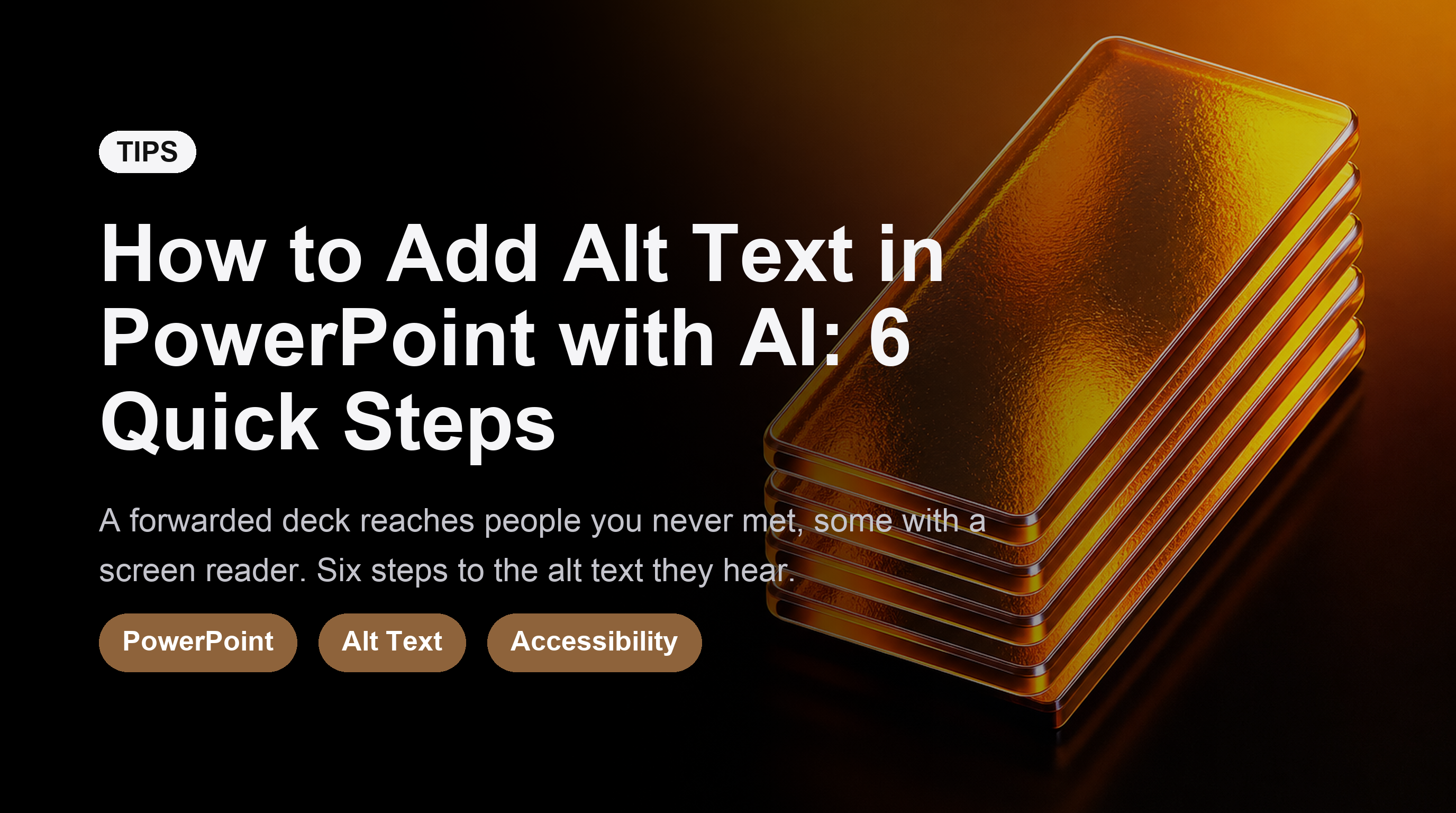 How to Add Alt Text in PowerPoint with AI: 6 Quick Steps