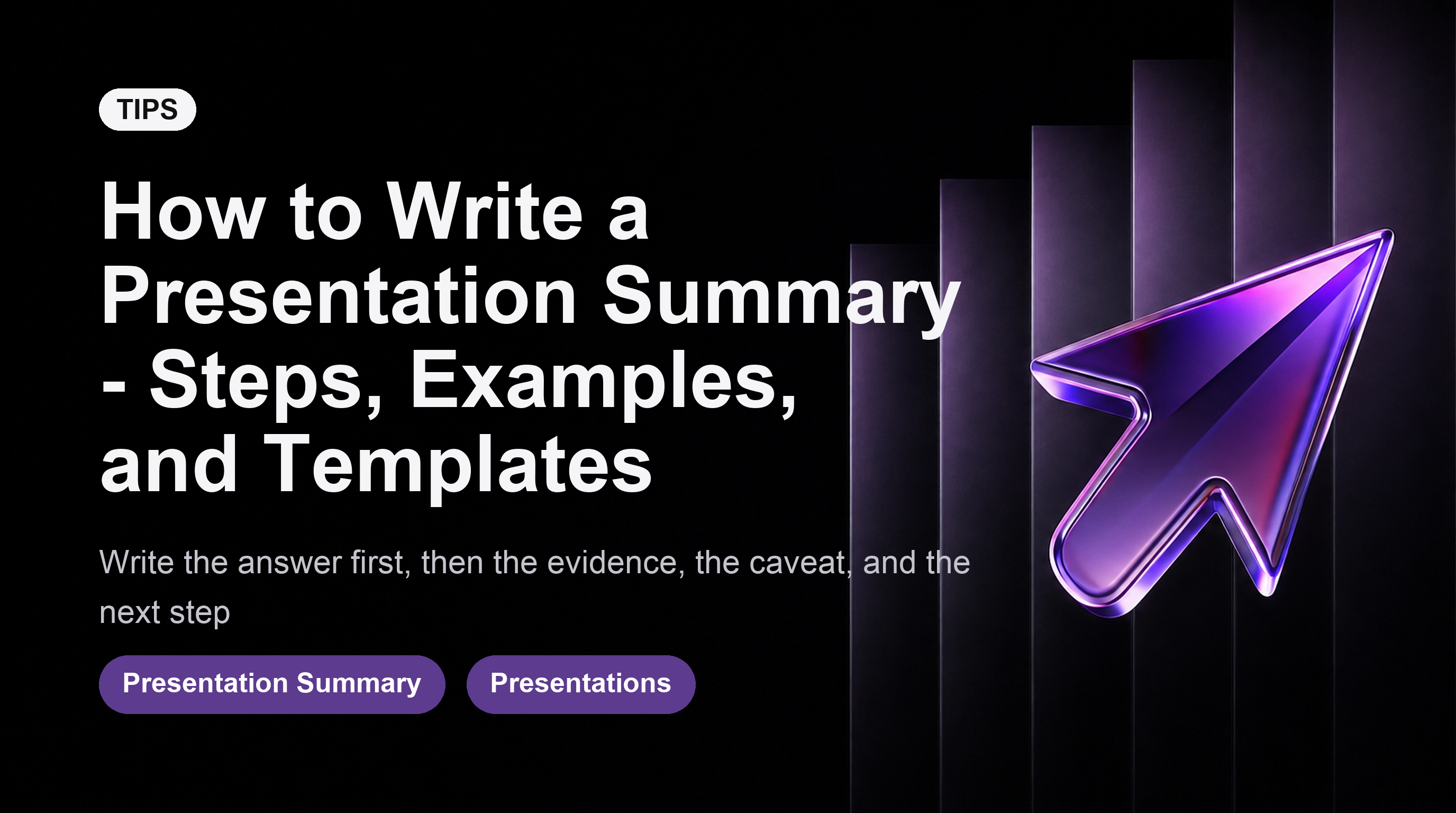 How to Write a Presentation Summary - Steps, Examples, and Templates