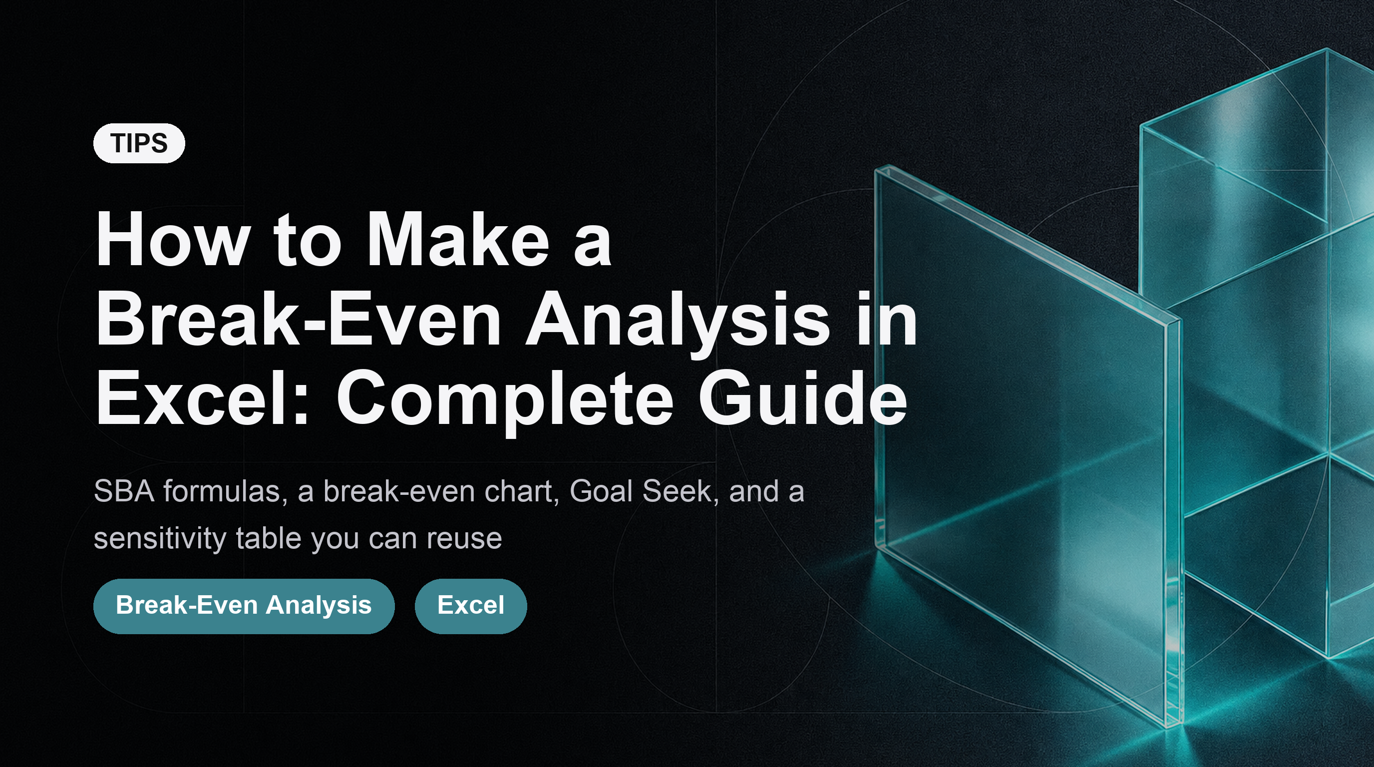 Cách lập phân tích điểm hòa vốn trong Excel: Hướng dẫn toàn diện