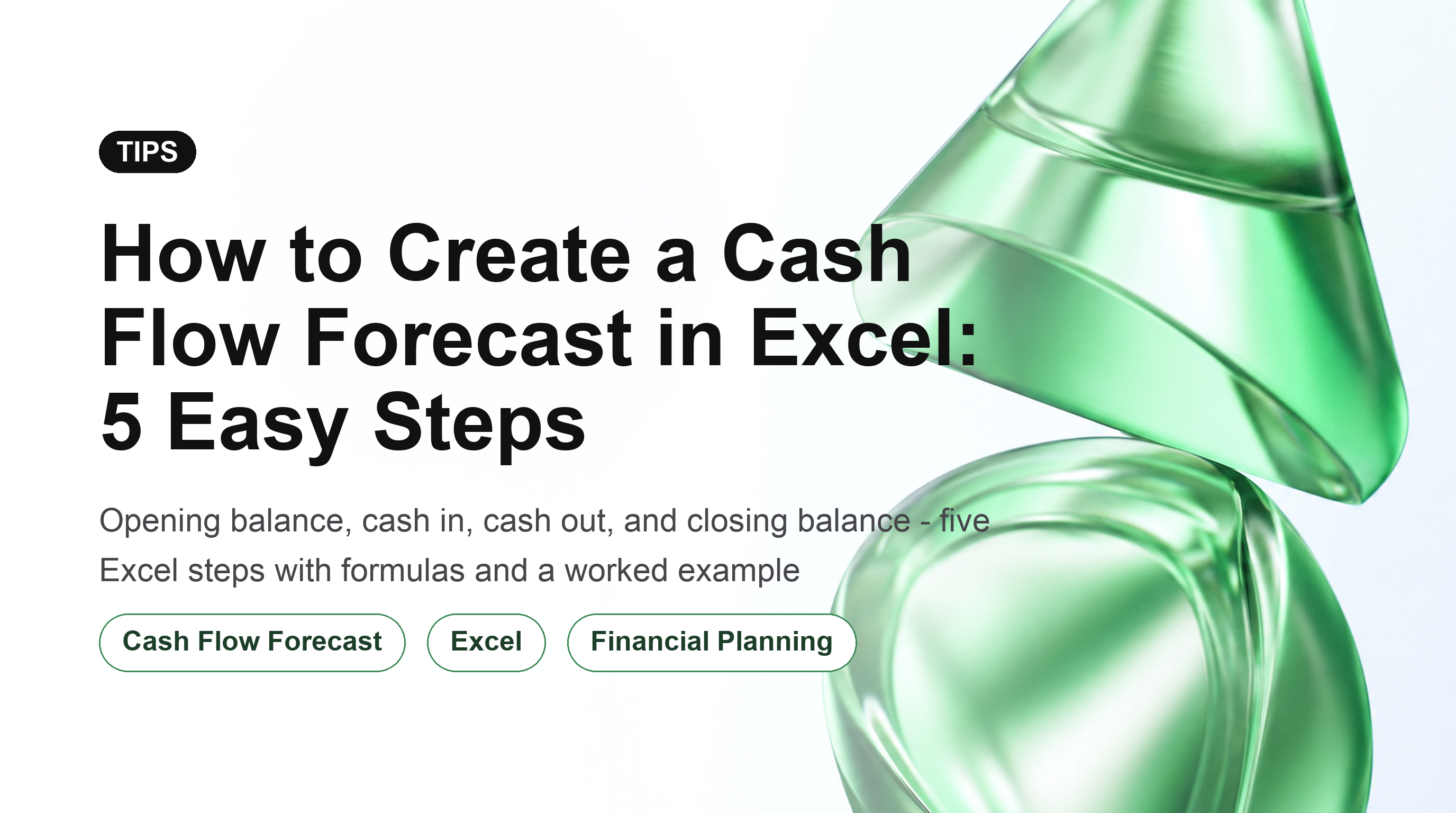 Cách lập dự báo dòng tiền trong Excel: 5 bước đơn giản