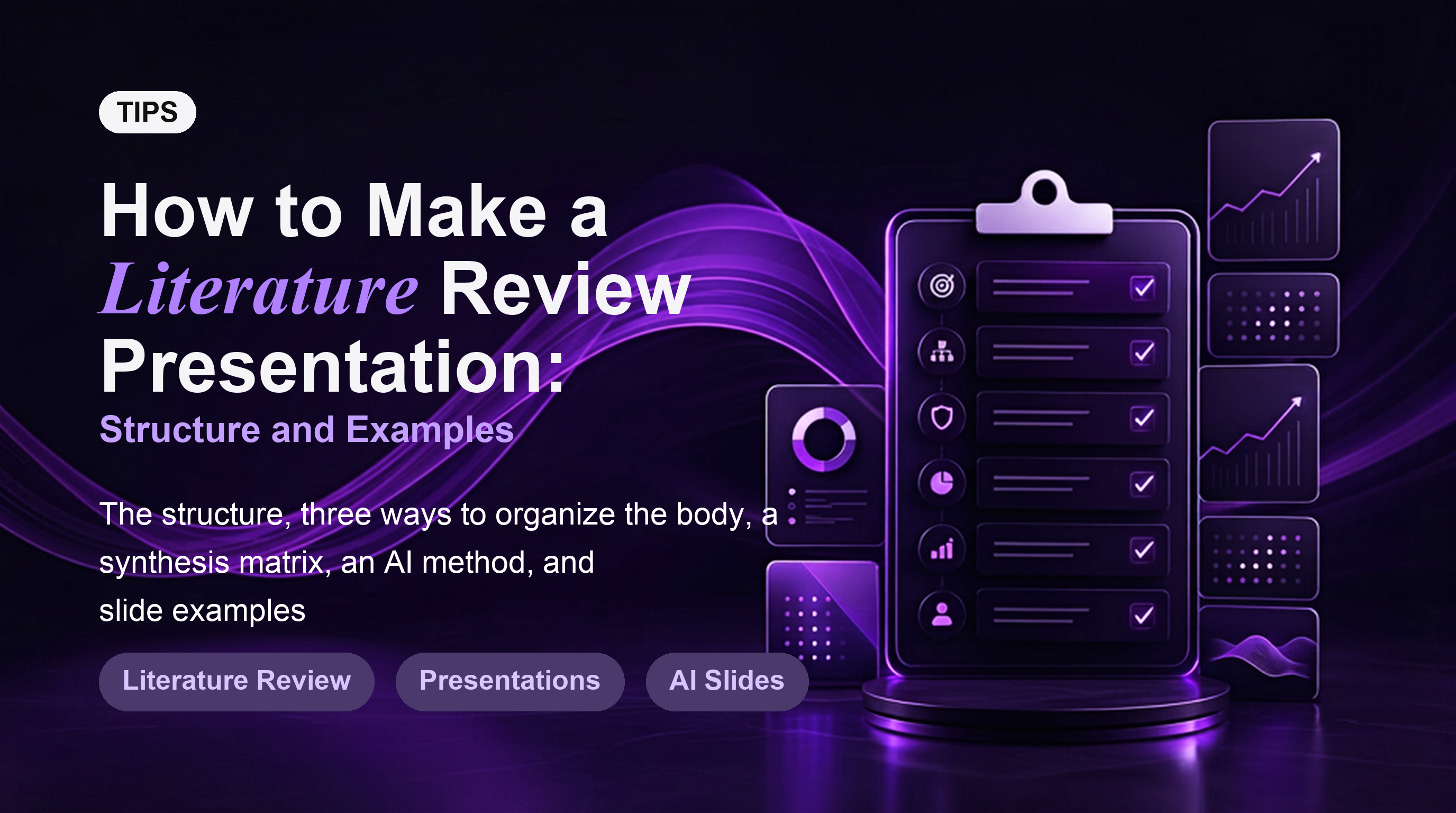 How to Make a Literature Review Presentation: Structure and Examples