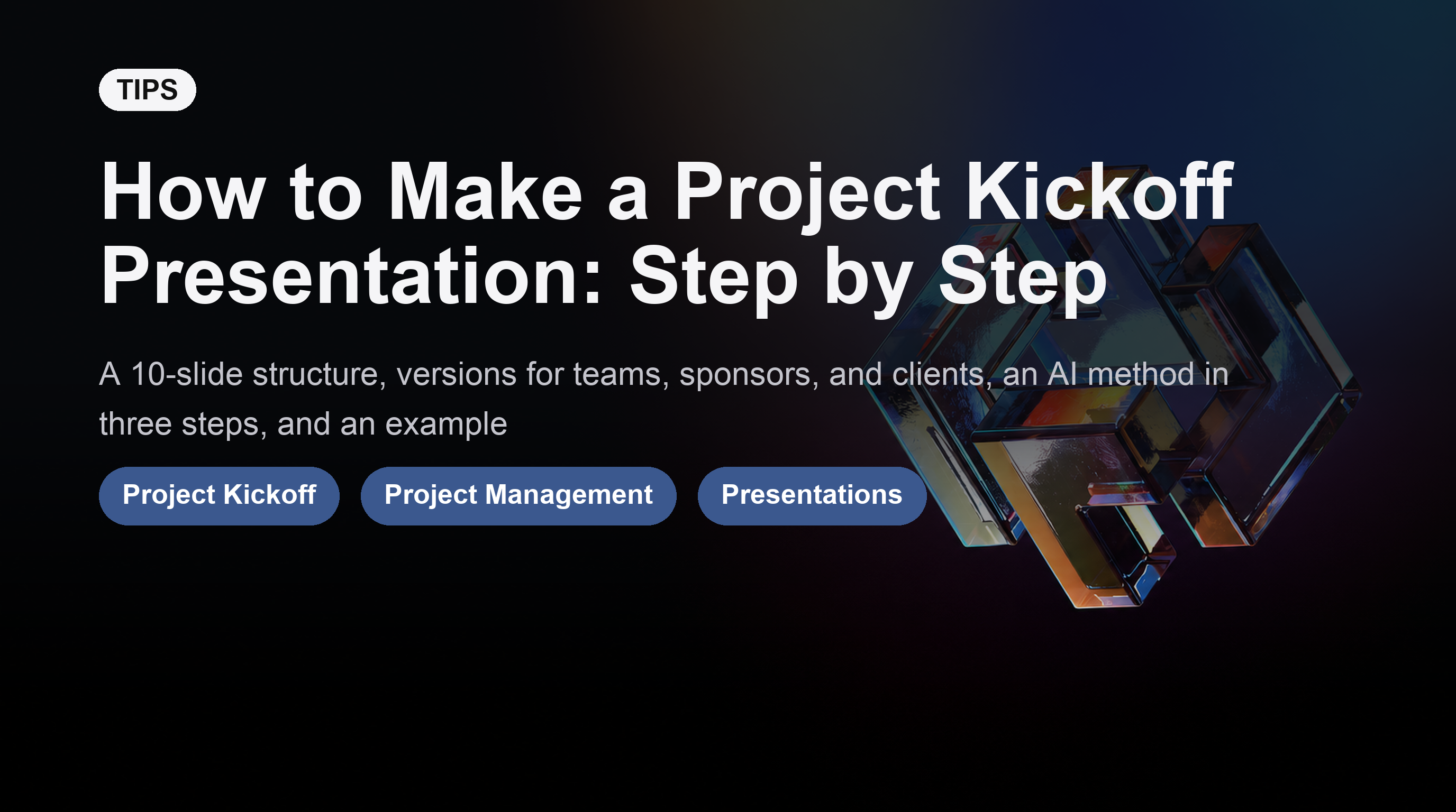 Hoe maak je een projectkick-offpresentatie: stap voor stap