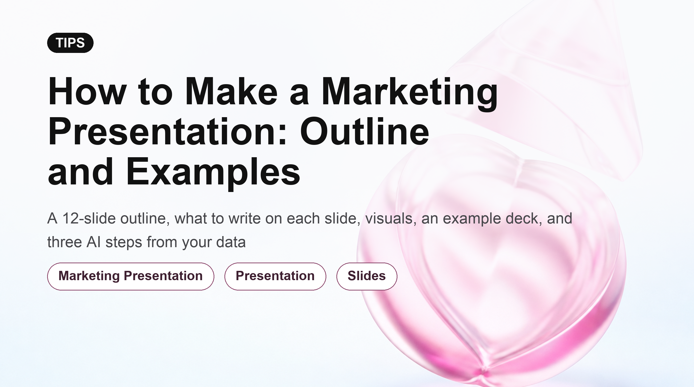 How to Make a Marketing Presentation: Outline and Examples